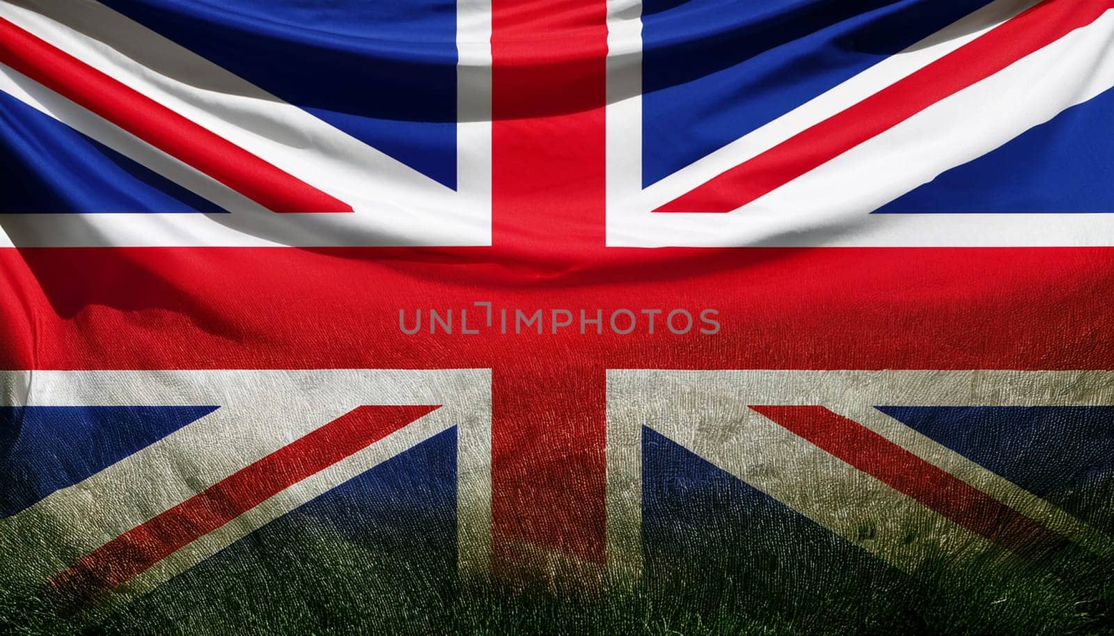 national flag of the United Kingdom aka Union Jack AI generated image