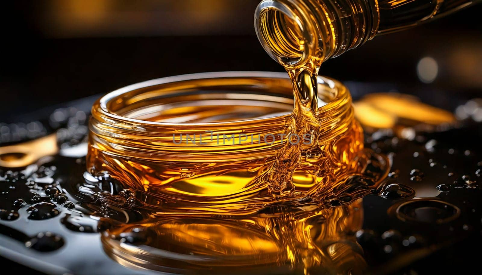 motor oil refilll AI generated image