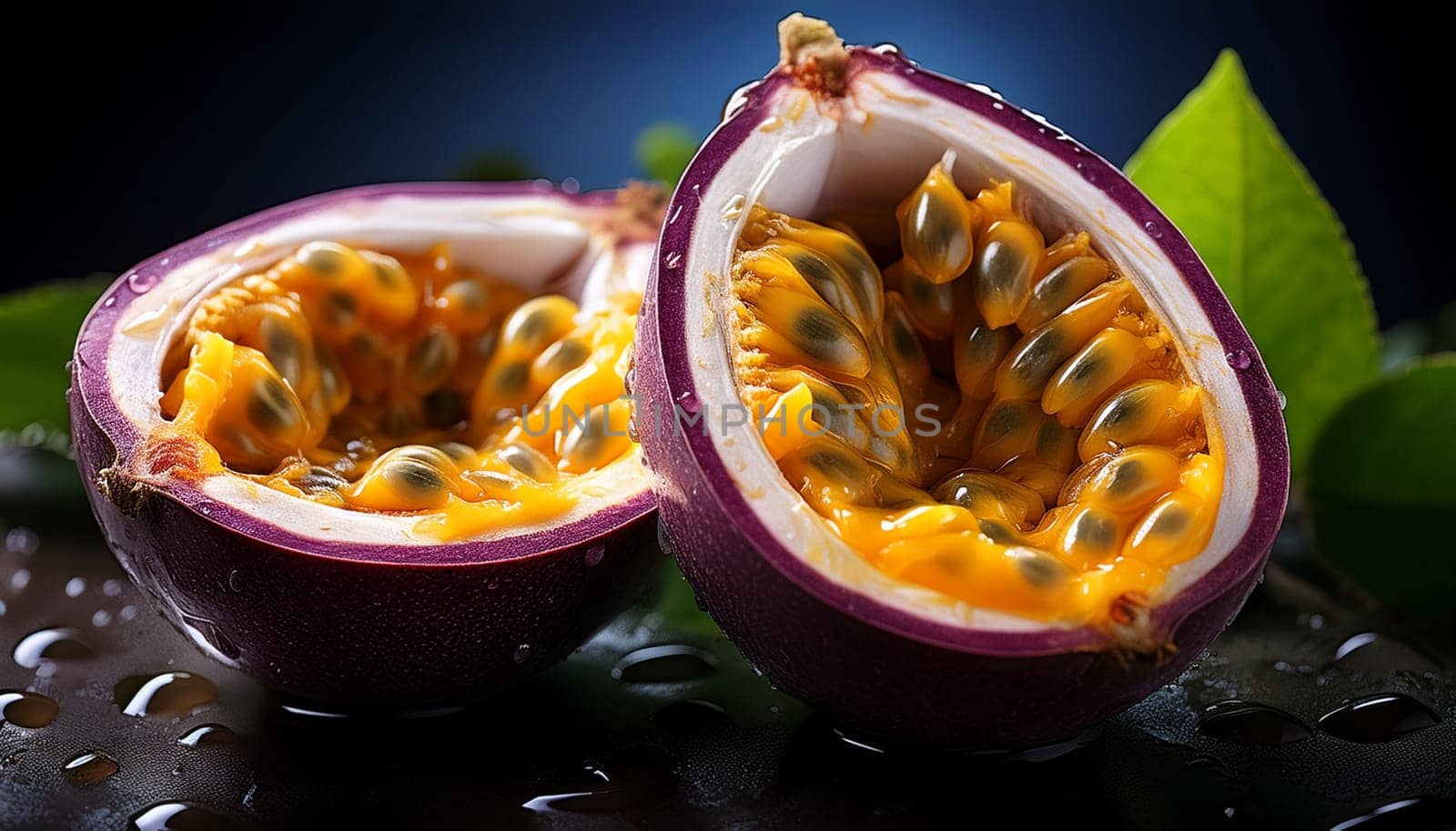passion fruit vegetarian food AI generated image
