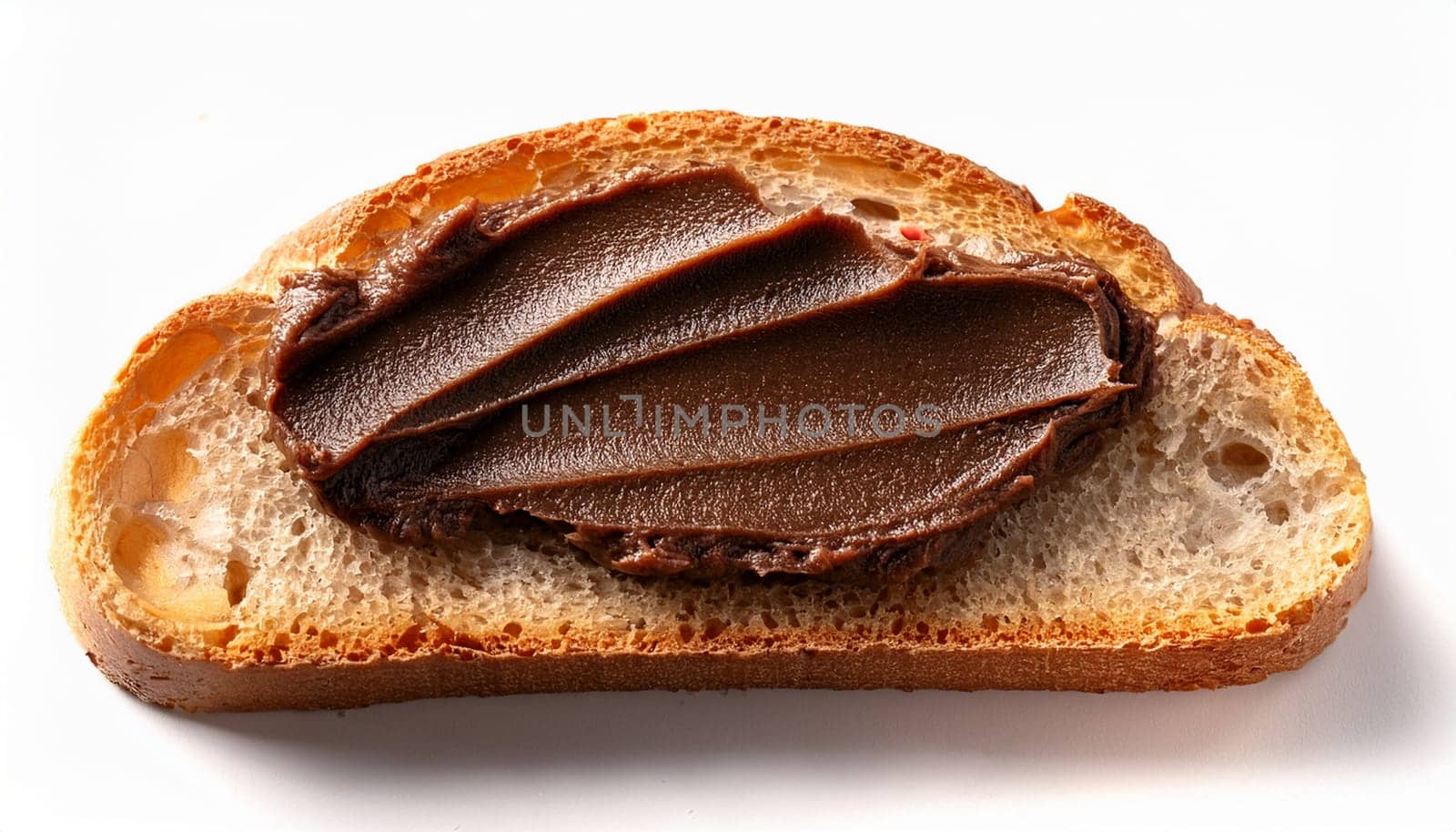 sliced bread with marmite spread topping AI generated image