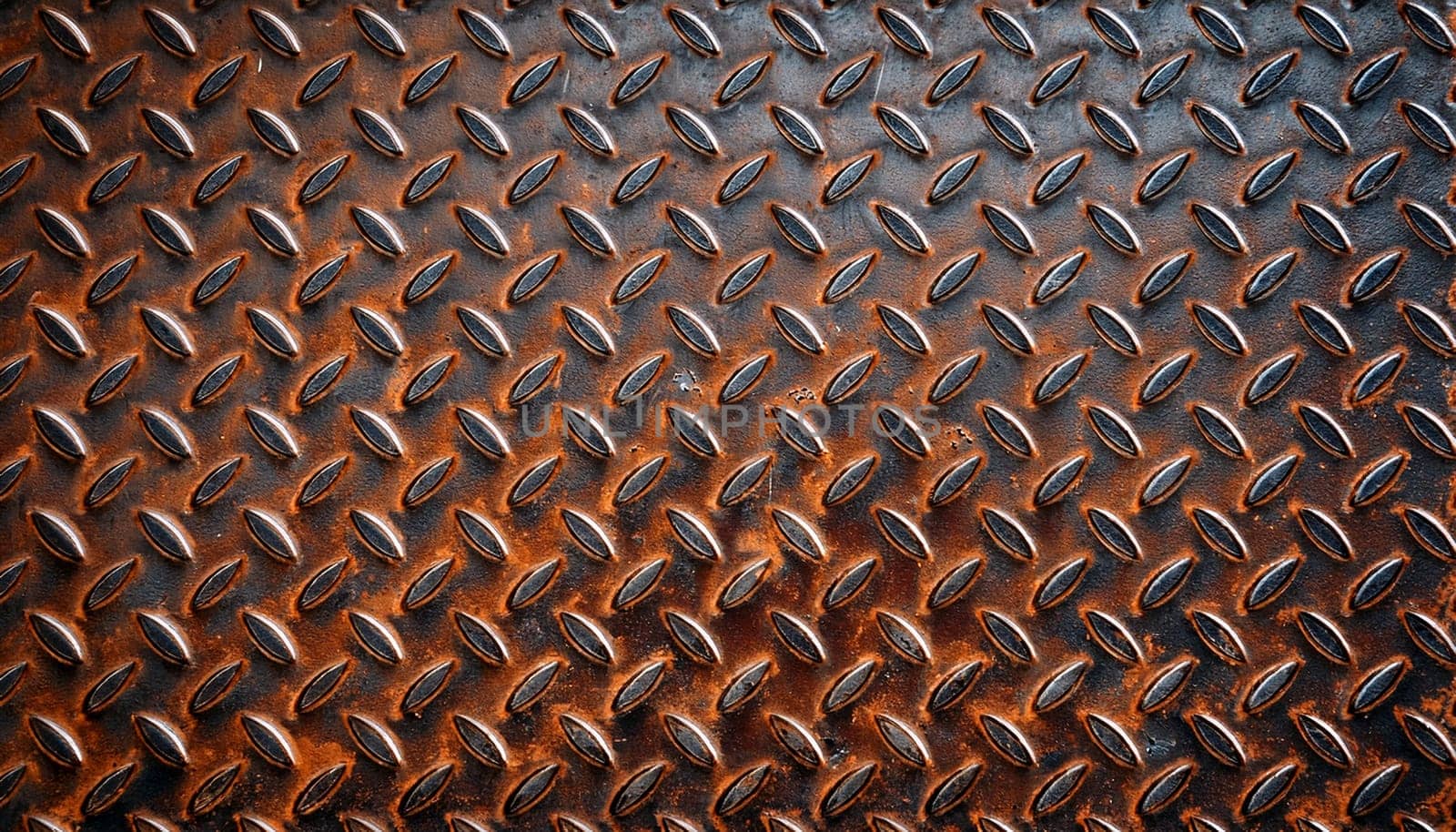rusted steel mesh metal texture useful as a background AI generated image