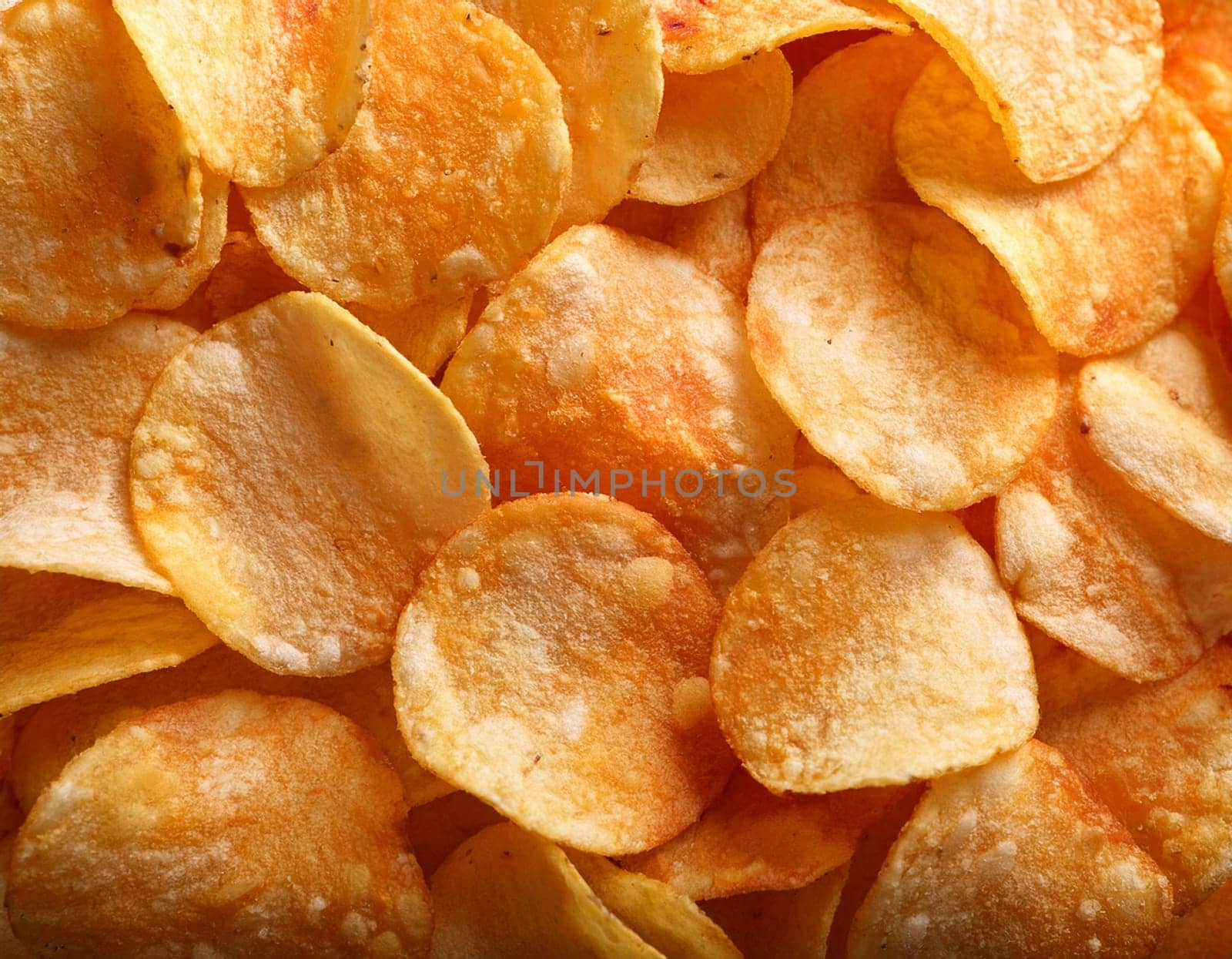 bag of chips snack food full frame AI generated image