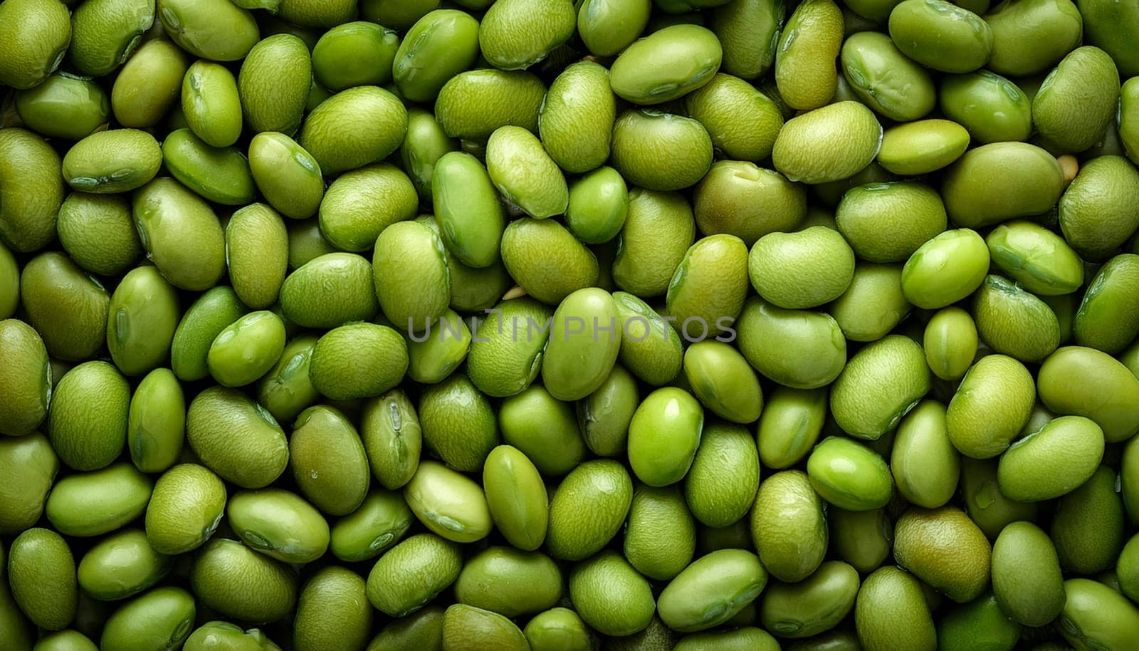 green edamame soya beans AI generated image