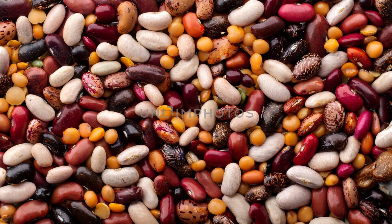 mixed beans vegetarian food AI generated image