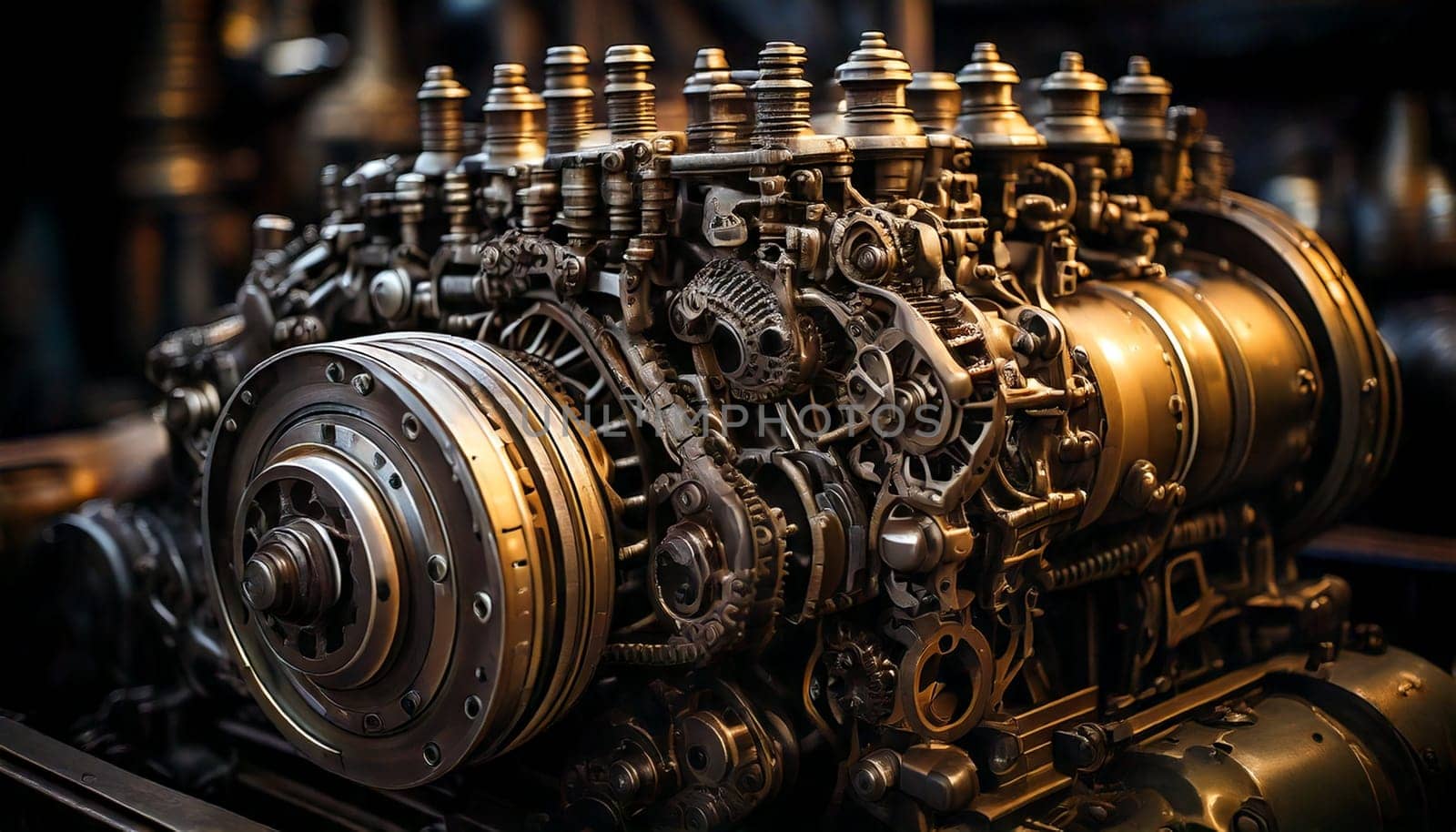 old engine AI generated image