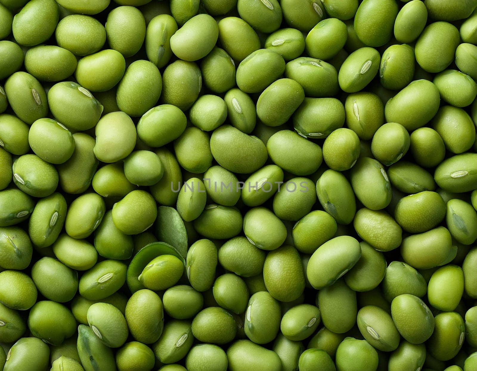 green edamame soya beans AI generated image
