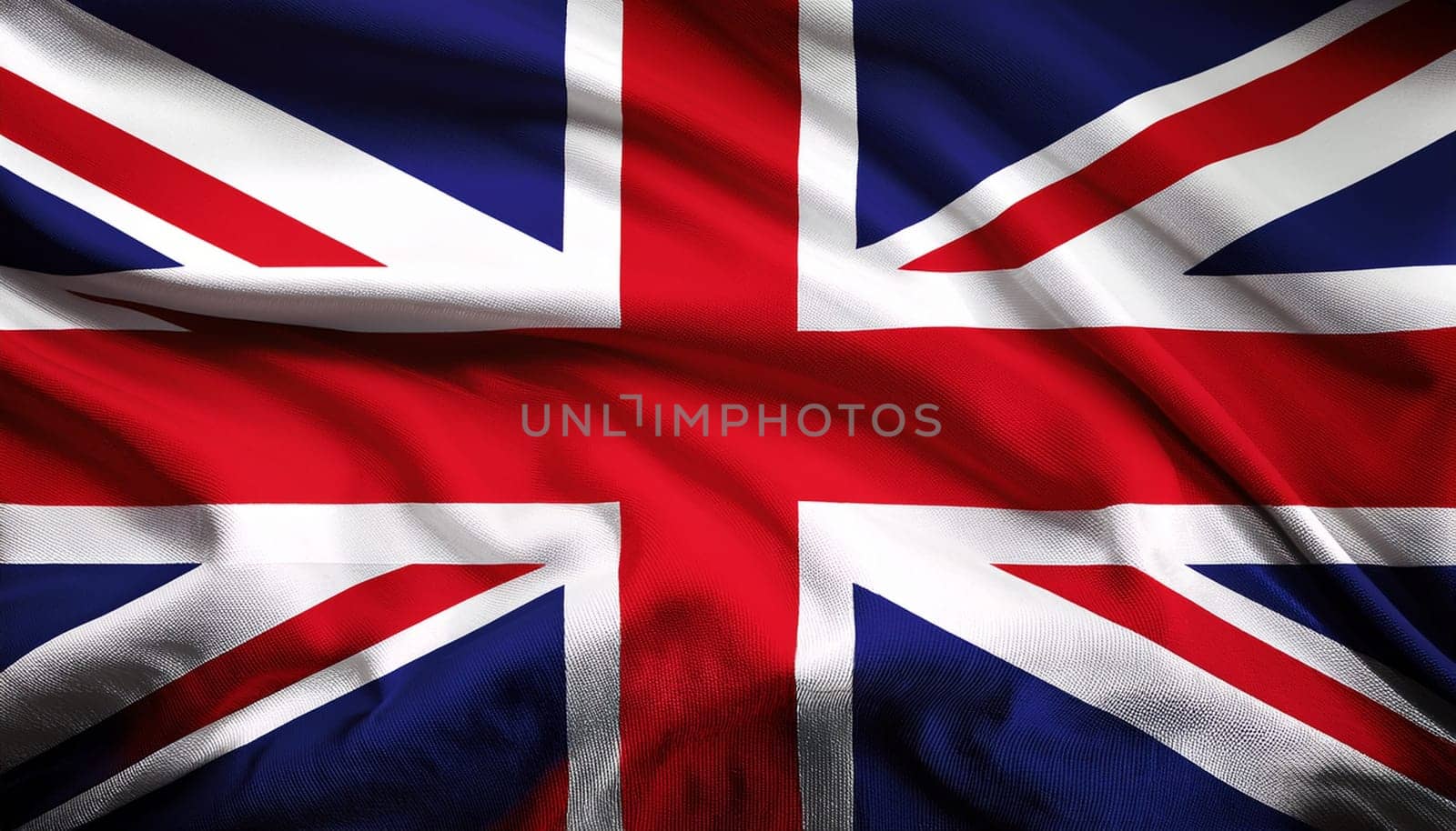 national flag of the United Kingdom aka Union Jack AI generated image