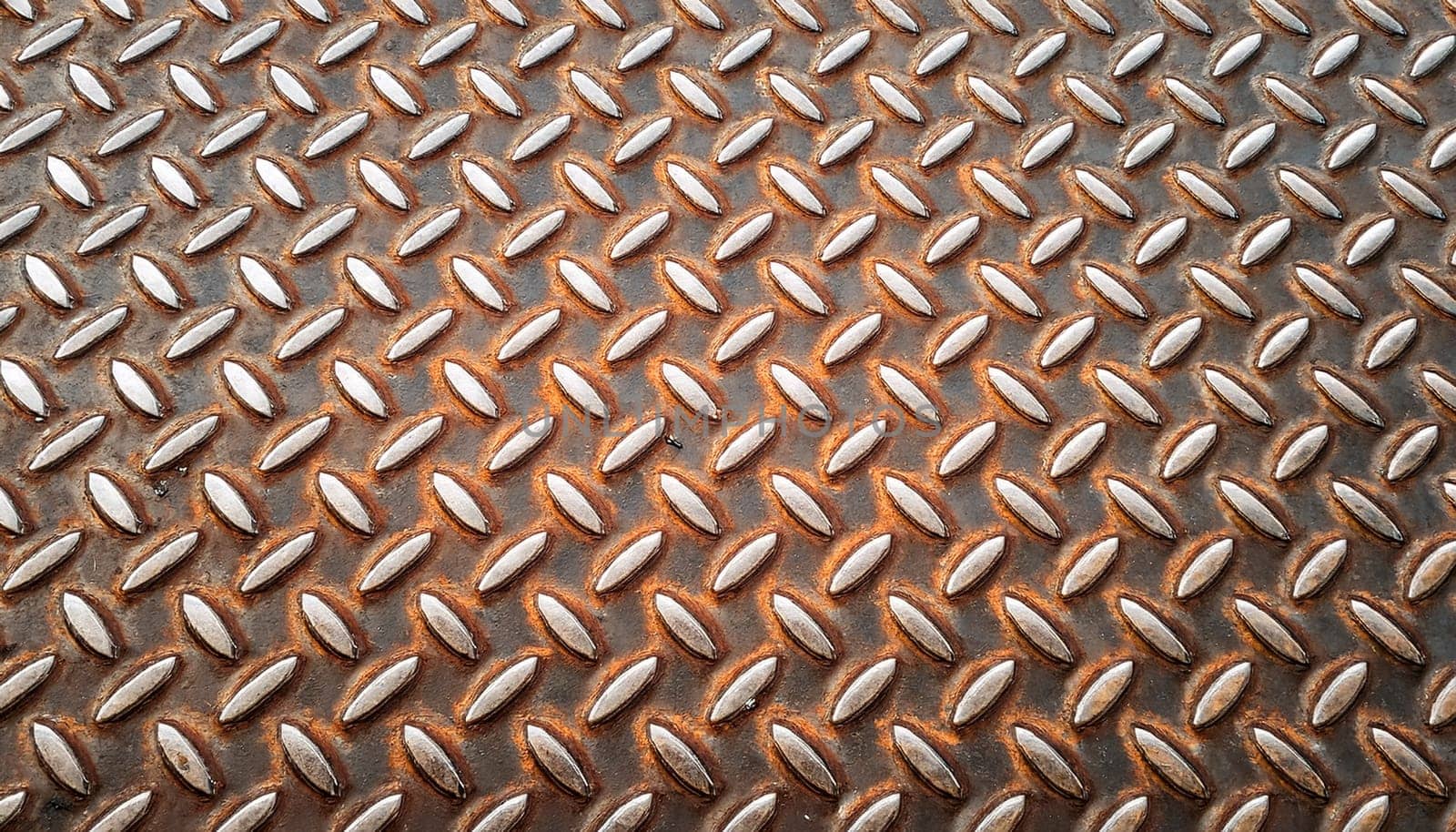 rusted steel mesh metal texture useful as a background AI generated image
