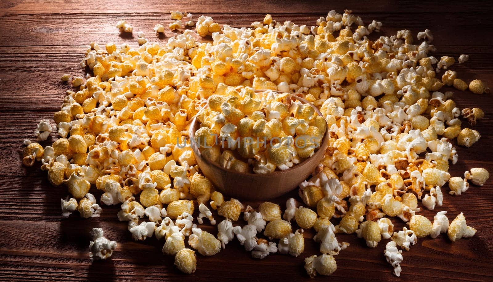 pop corn maize food AI generated image