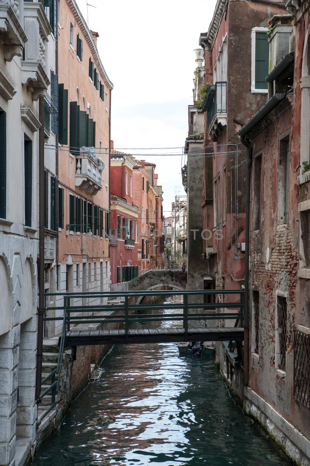 Characteristic bridge over one of the Venetian canals