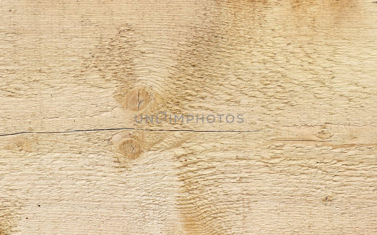 Background from an unplaned wooden board