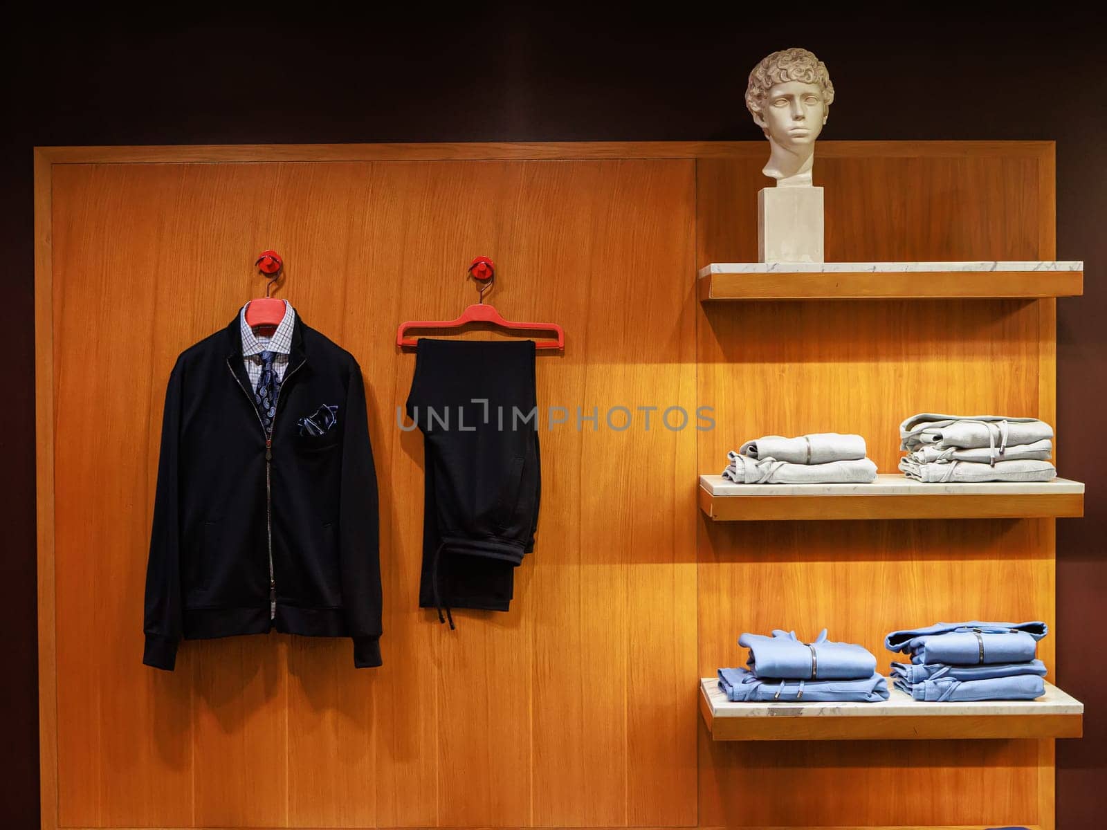 Luxury store with men clothing