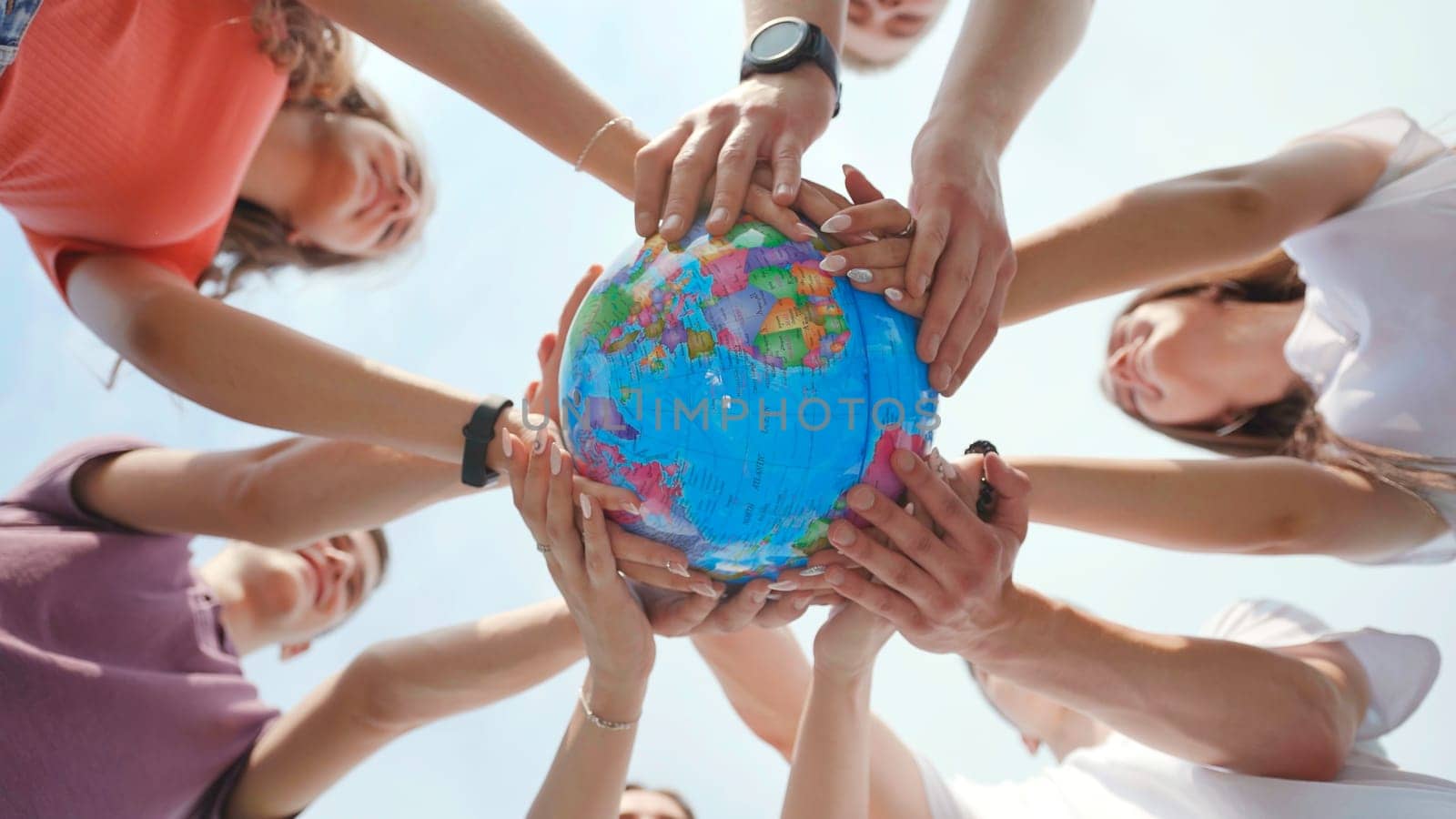 Children Holding the Earth: The Future is in Their Hands.