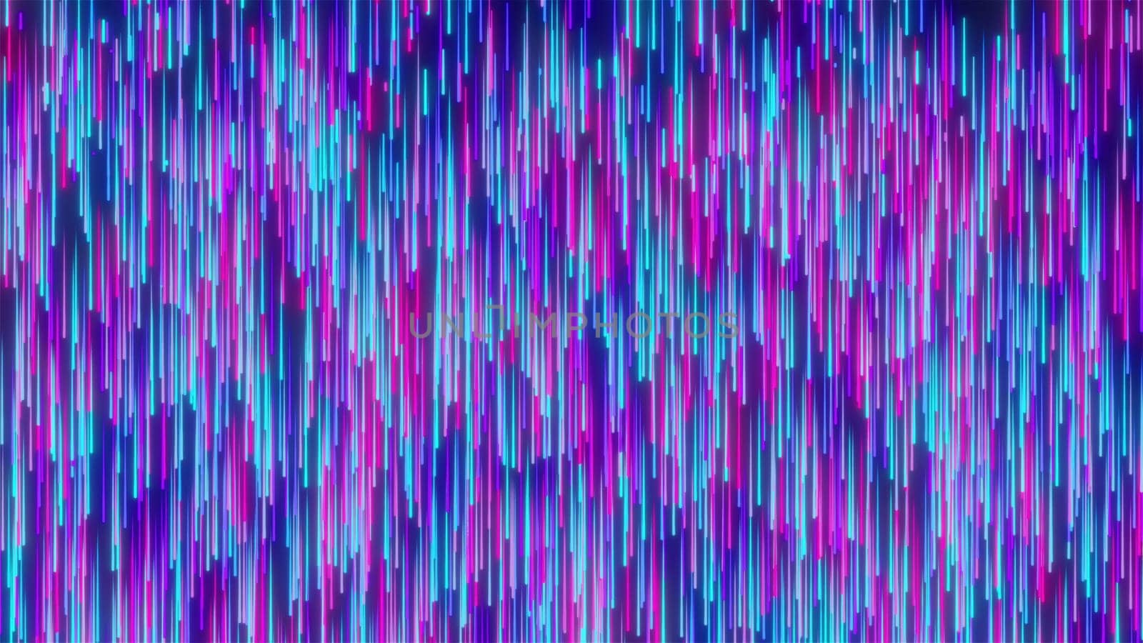 Abstract glowing trails. Computer generated 3d render