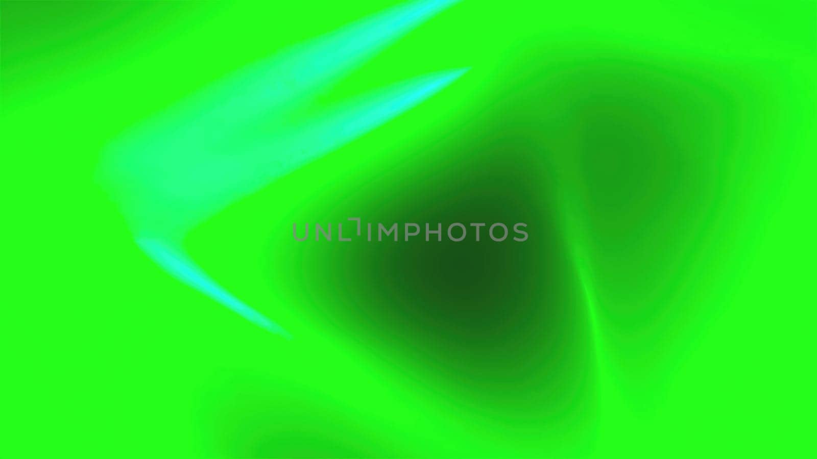 Neon tunnel with shapes. Computer generated 3d render