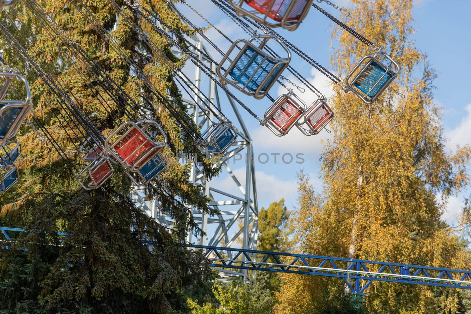 amusement carousel attractions for fun in park