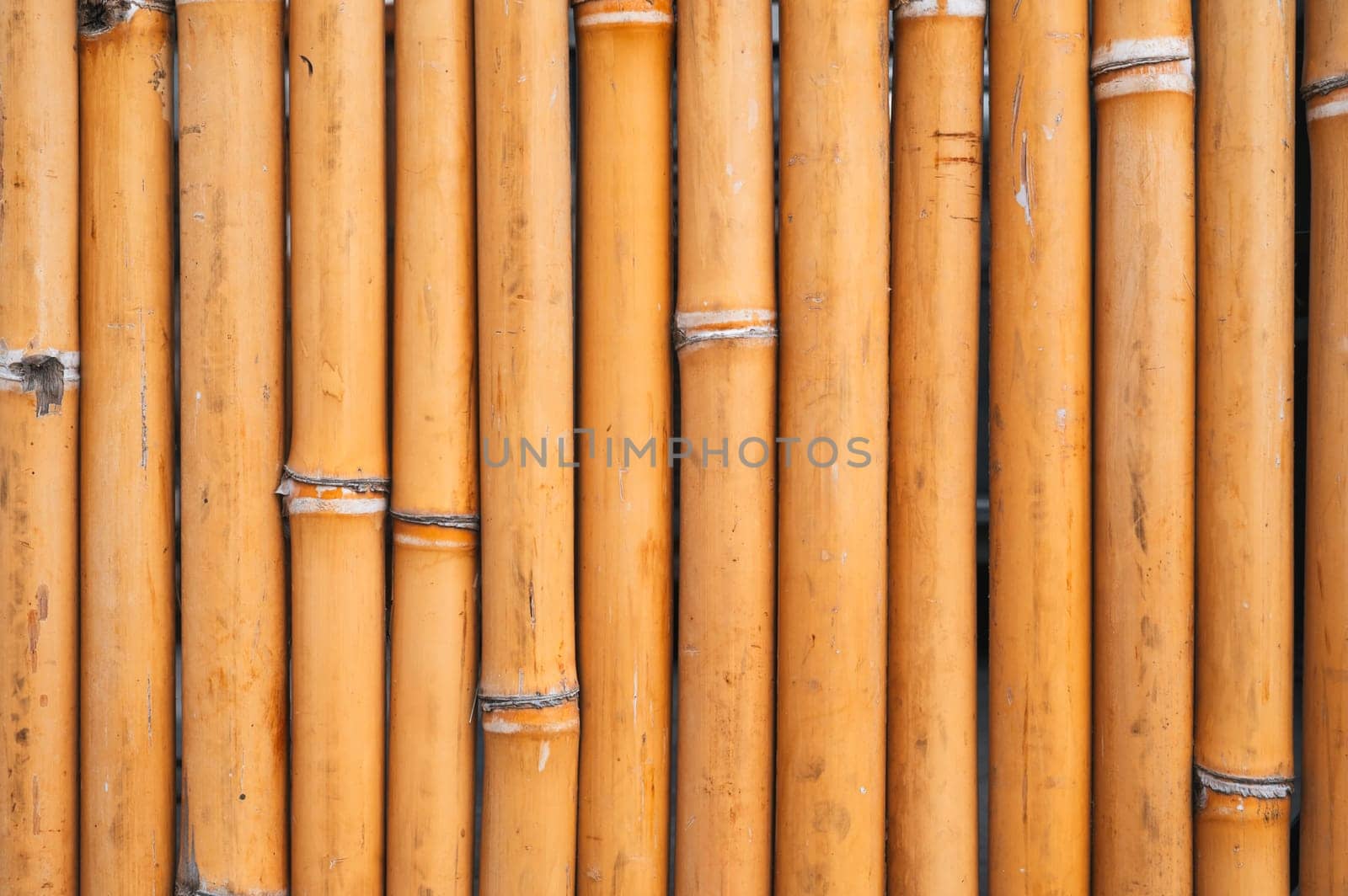 natural wooden background with a texture pattern of dry bamboo with a copy space