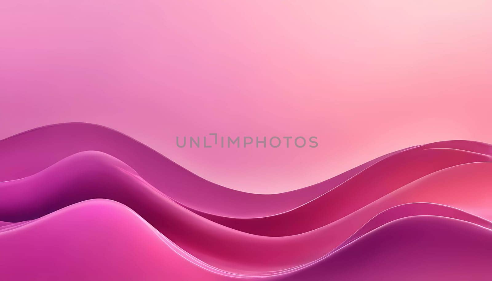 Gentle curves of pink waves blend harmoniously, evoking a sense of calm and creativity. This abstract design invites viewers to immerse in its soothing flow and vibrant hues.