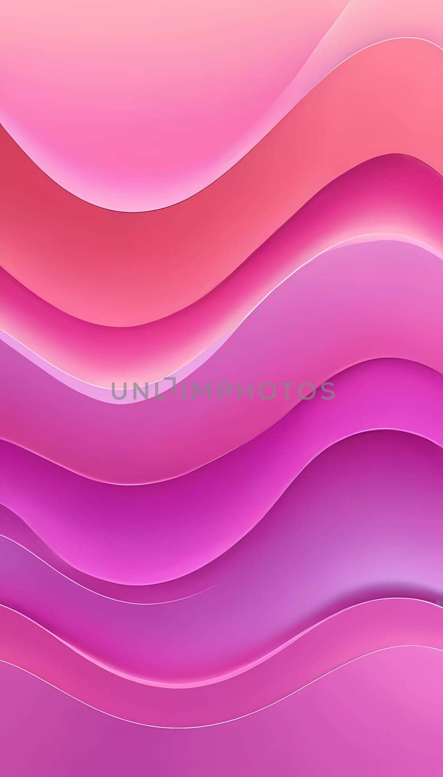 The vibrant pink waves blend seamlessly, creating an abstract landscape that evokes tranquility and artistic expression. Soft curves invite the viewer to explore their creativity.