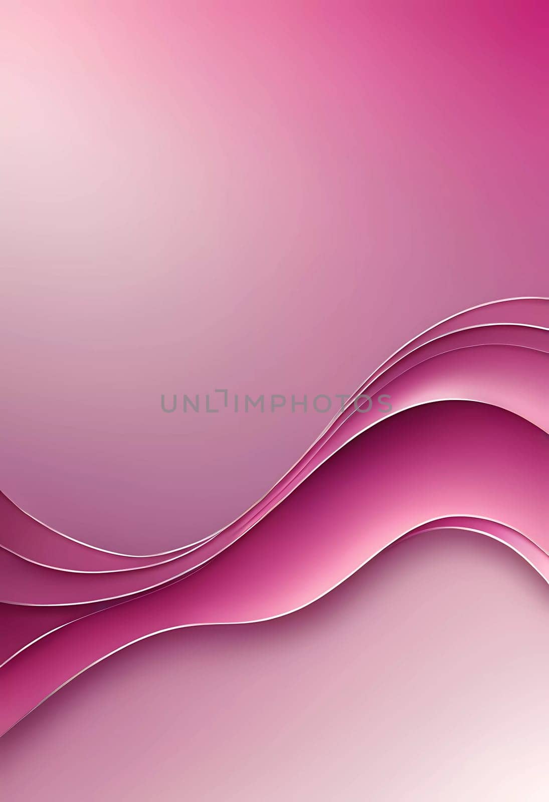 Gentle pink waves ripple through a tranquil backdrop, creating an abstract composition that inspires peace and imaginative thought. Soft curves invite contemplation and creativity.