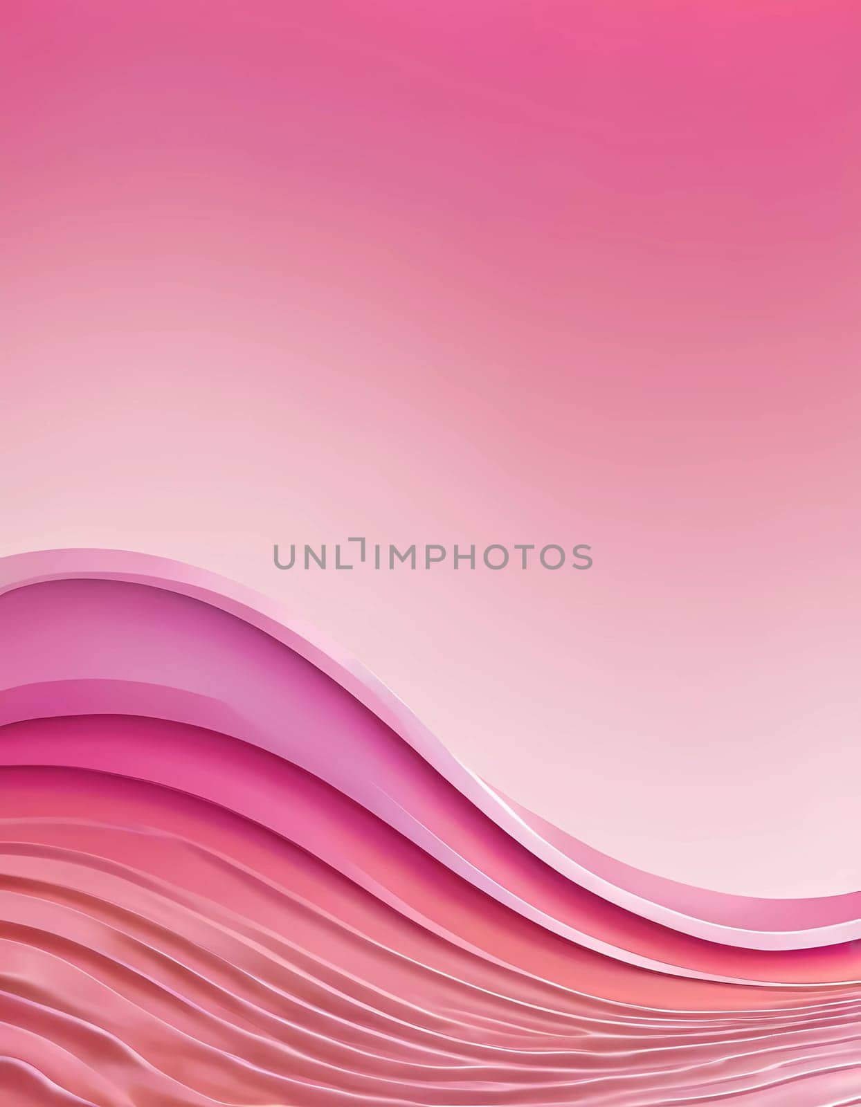 Flowing stripes of pink create a soothing, abstract background, inviting a sense of tranquility and artistic inspiration through gentle curves and vibrant tones.