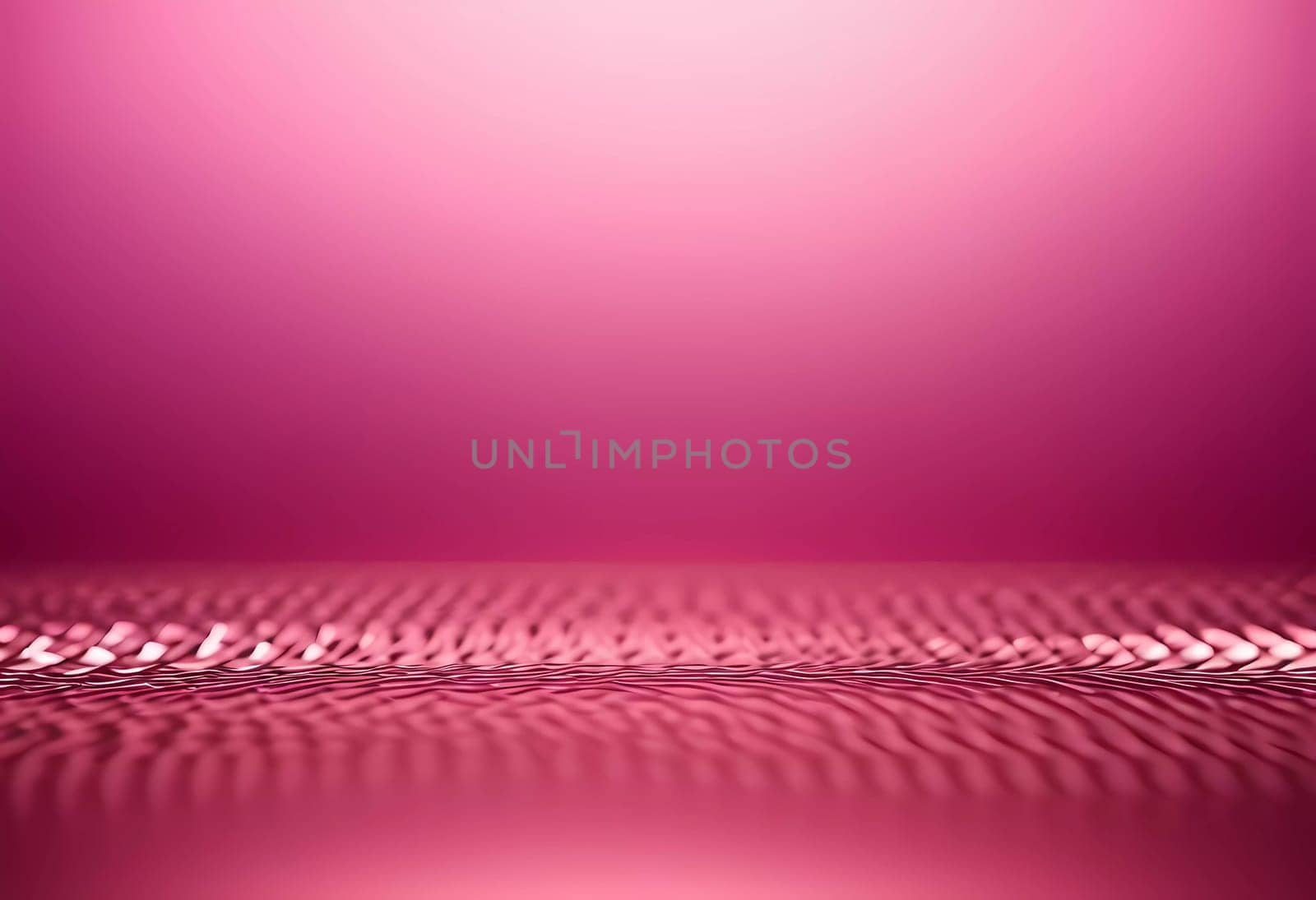 A vibrant pink abstract background features flowing waves, creating an enchanting atmosphere. The undulating patterns evoke feelings of tranquility and artistic inspiration for viewers.