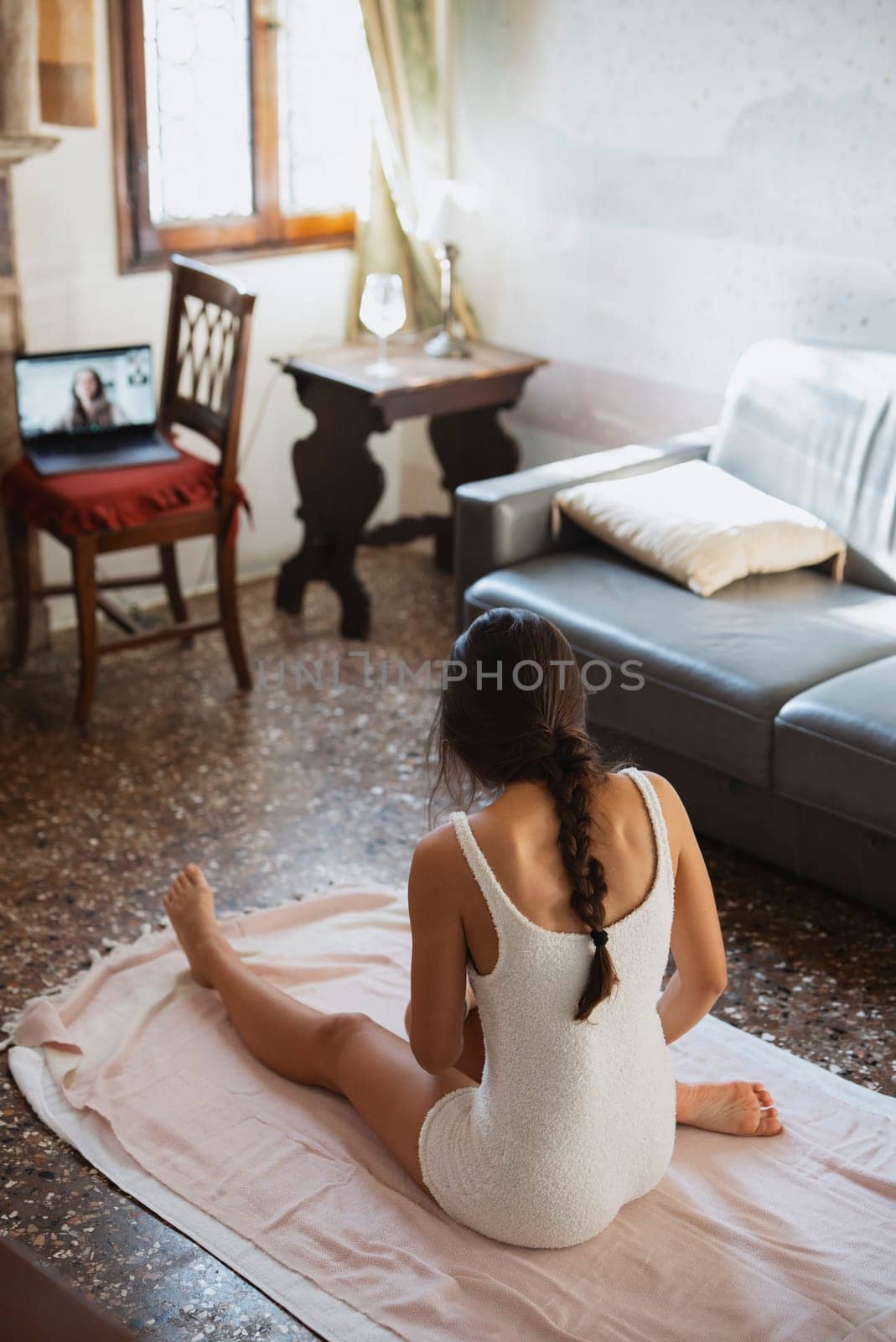 Indoor yoga fosters relaxation and wellness for mind and body, creating an ideal space for mindfulness