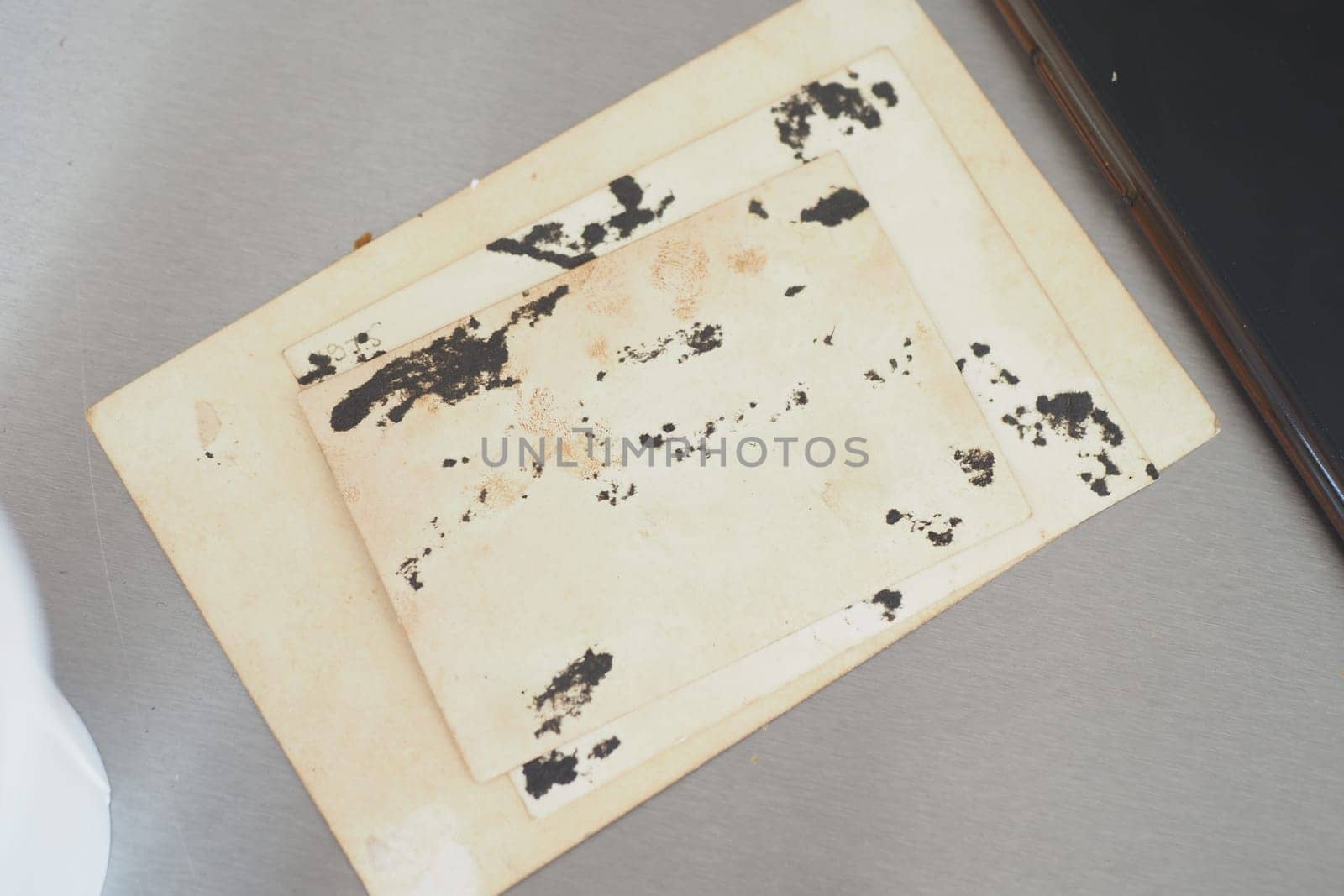 Vintage postcard showing smudged text and a worn-out appearance.