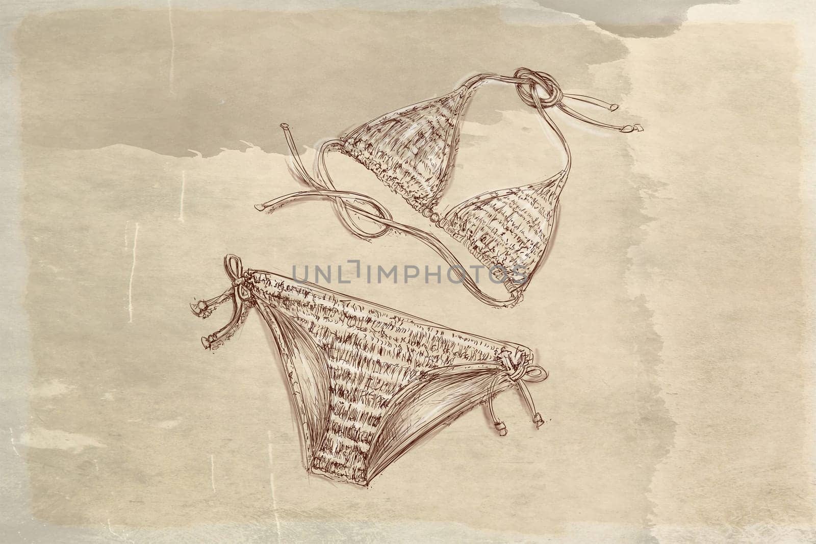 hand drawn illustrations portraits, animal objects and landscapes