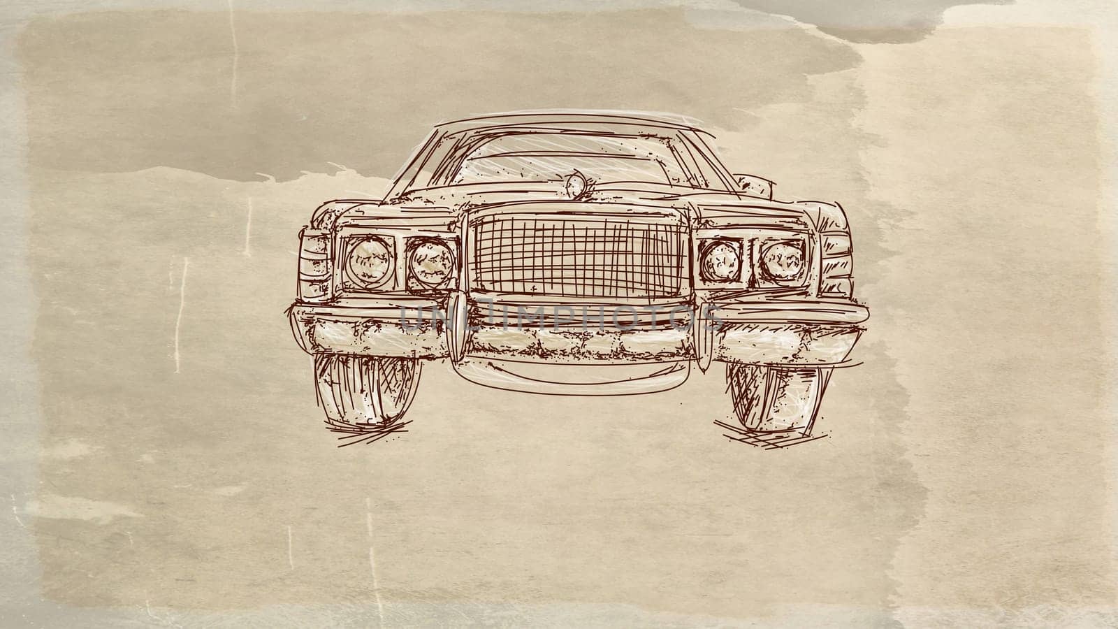 hand drawn illustrations portraits, animal objects and landscapes