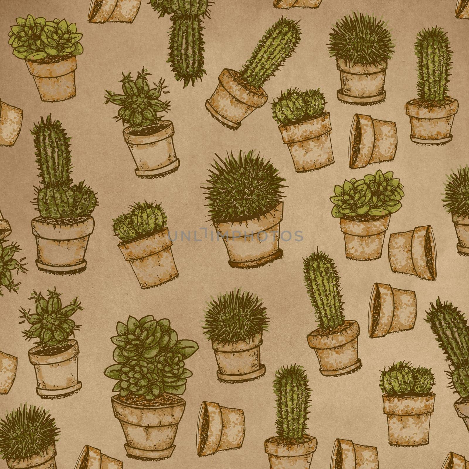 hand drawn illustrations portraits, animal objects and landscapes