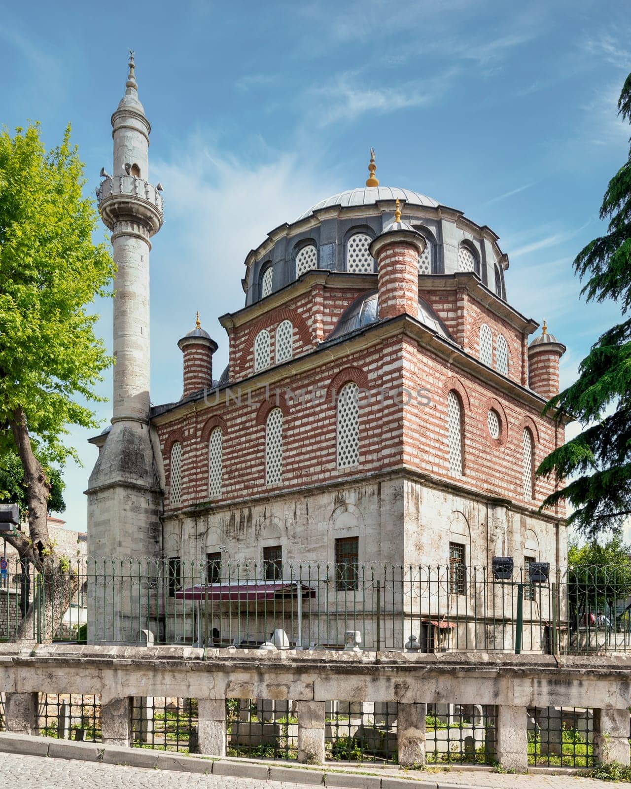 Sepsefa Mosque, aka Sepsefa Hatun Mosque, an Ottoman era mosque, built by Fatma Sepsefa Hatun in 1787, located in Ataturk Boulevard, Fatih district, Istanbul, Turkey