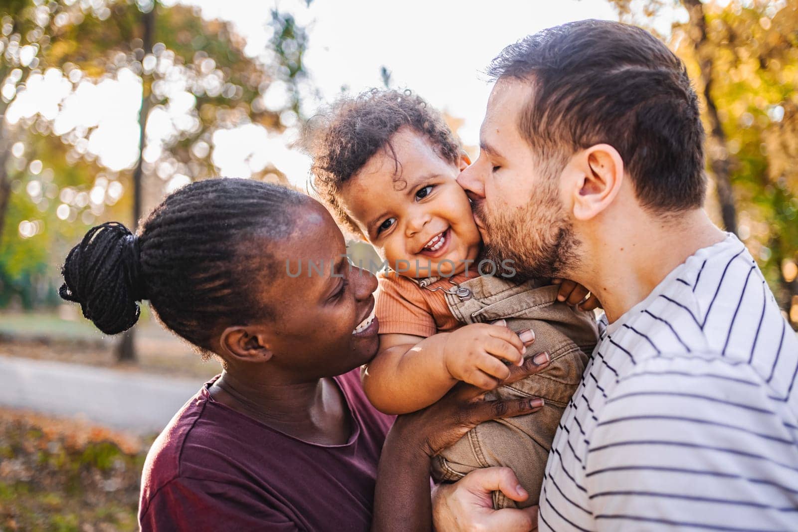 Shared Smiles: Family's Circle of Love.