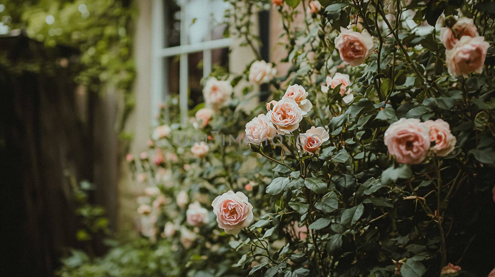 Elegant English gardens, floral arrangements, and refined interiors. Featuring lush greenery, soft textiles, and delicate furnishings, evoking charm, grace, and countryside romance