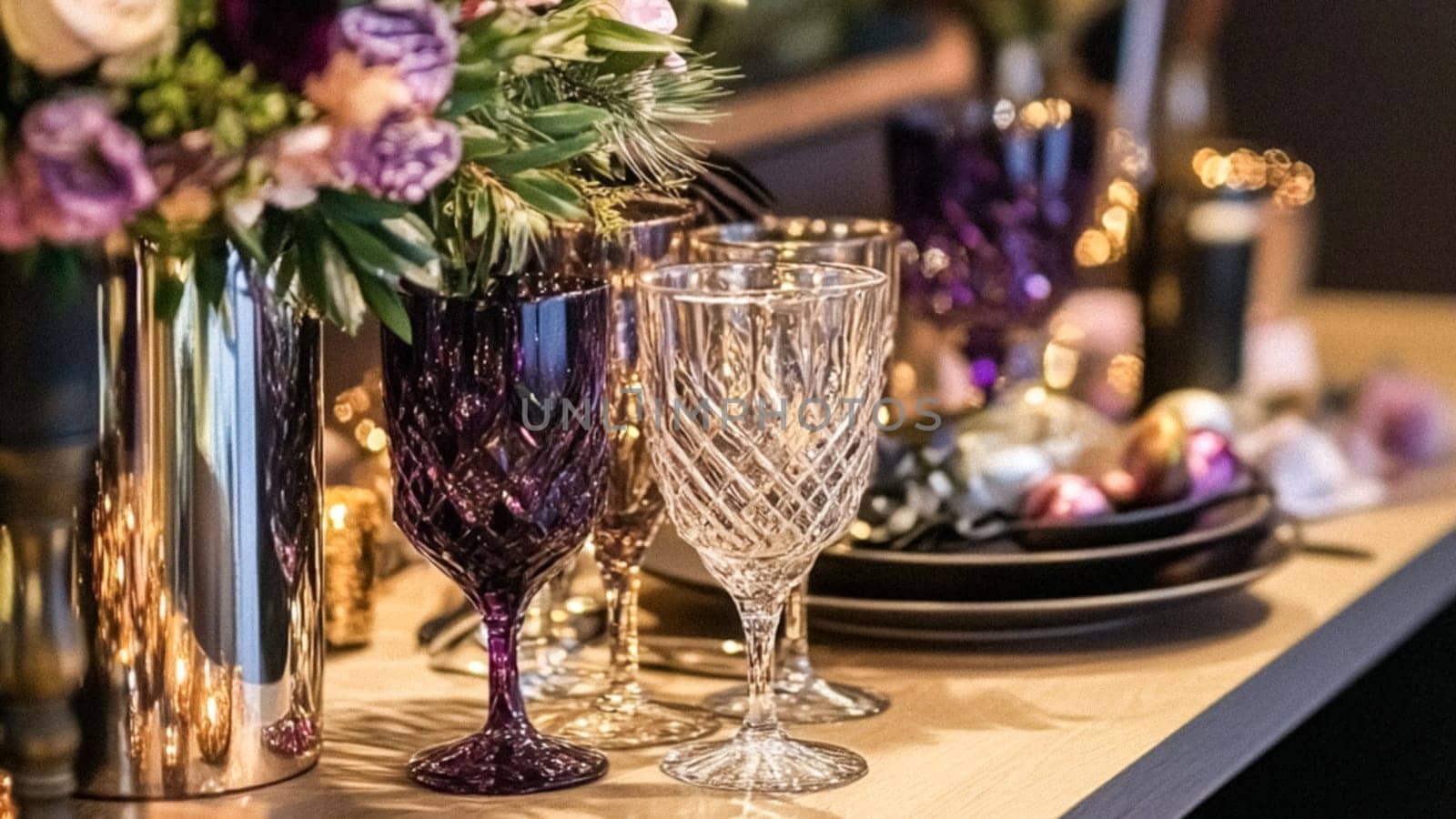 New Year party decor, home decoration for festive holiday celebrations