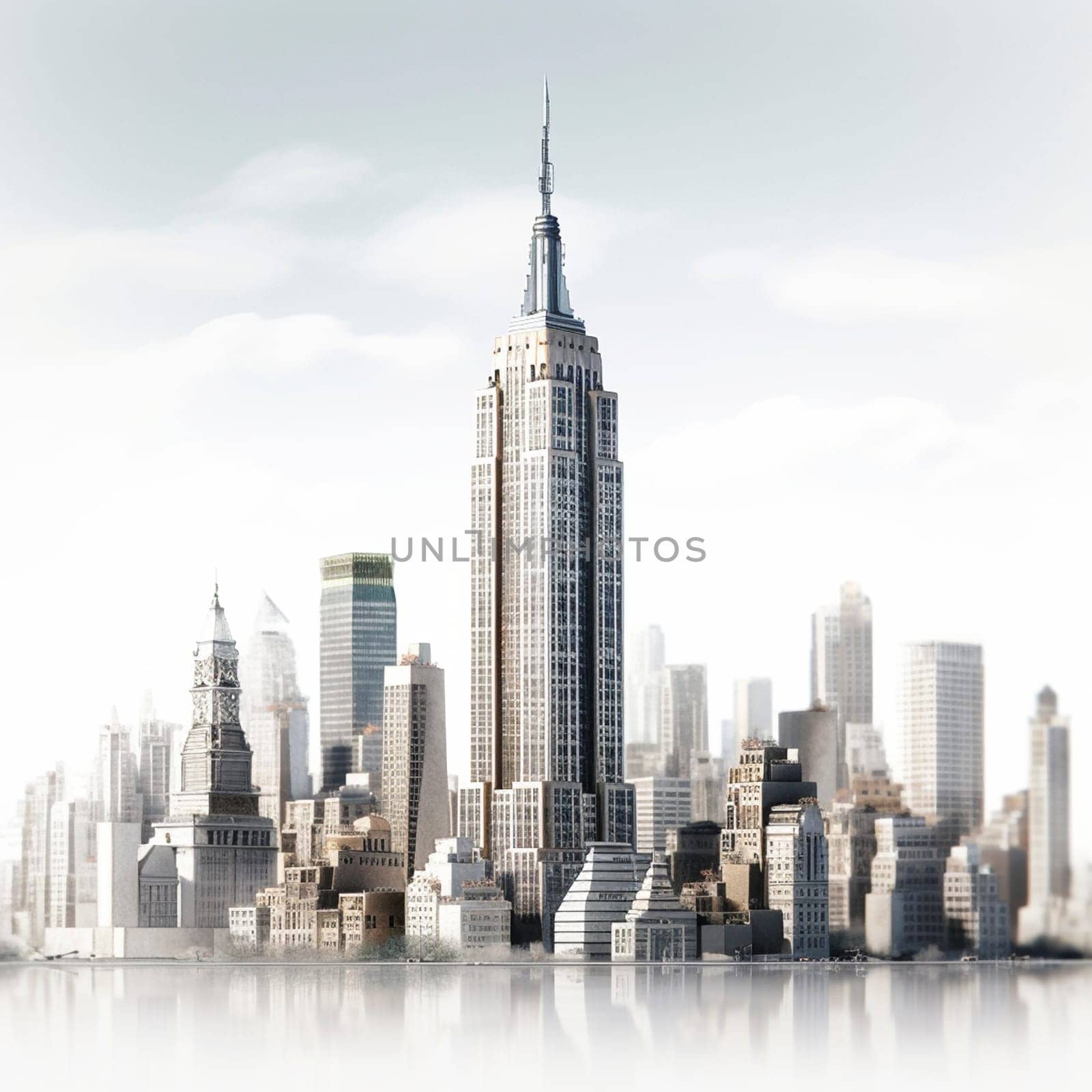 New York city created with generative AI.