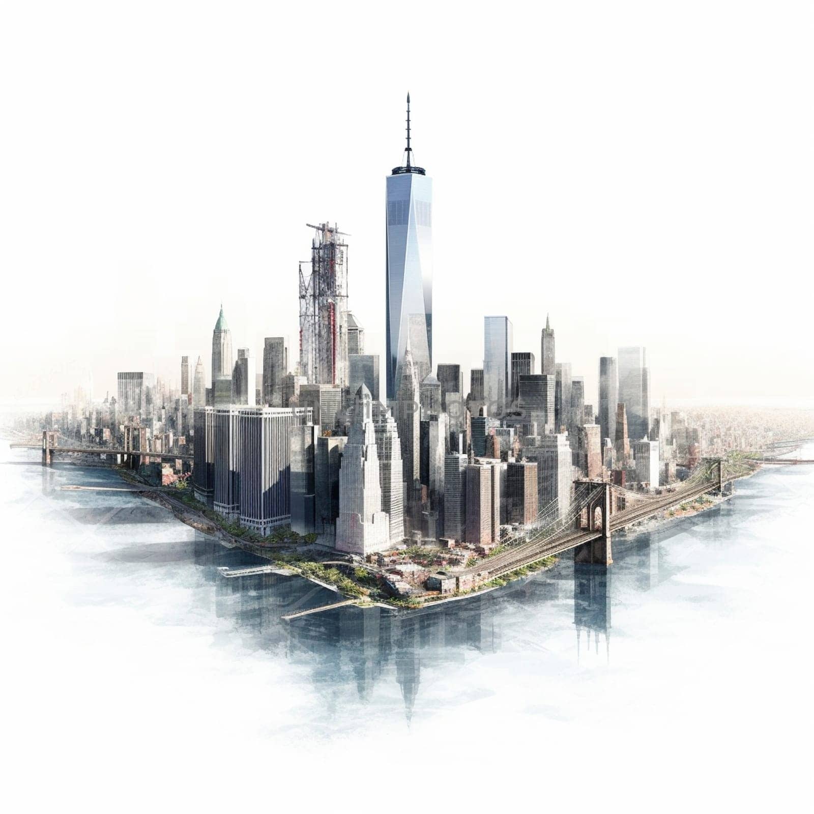 New York city created with generative AI.