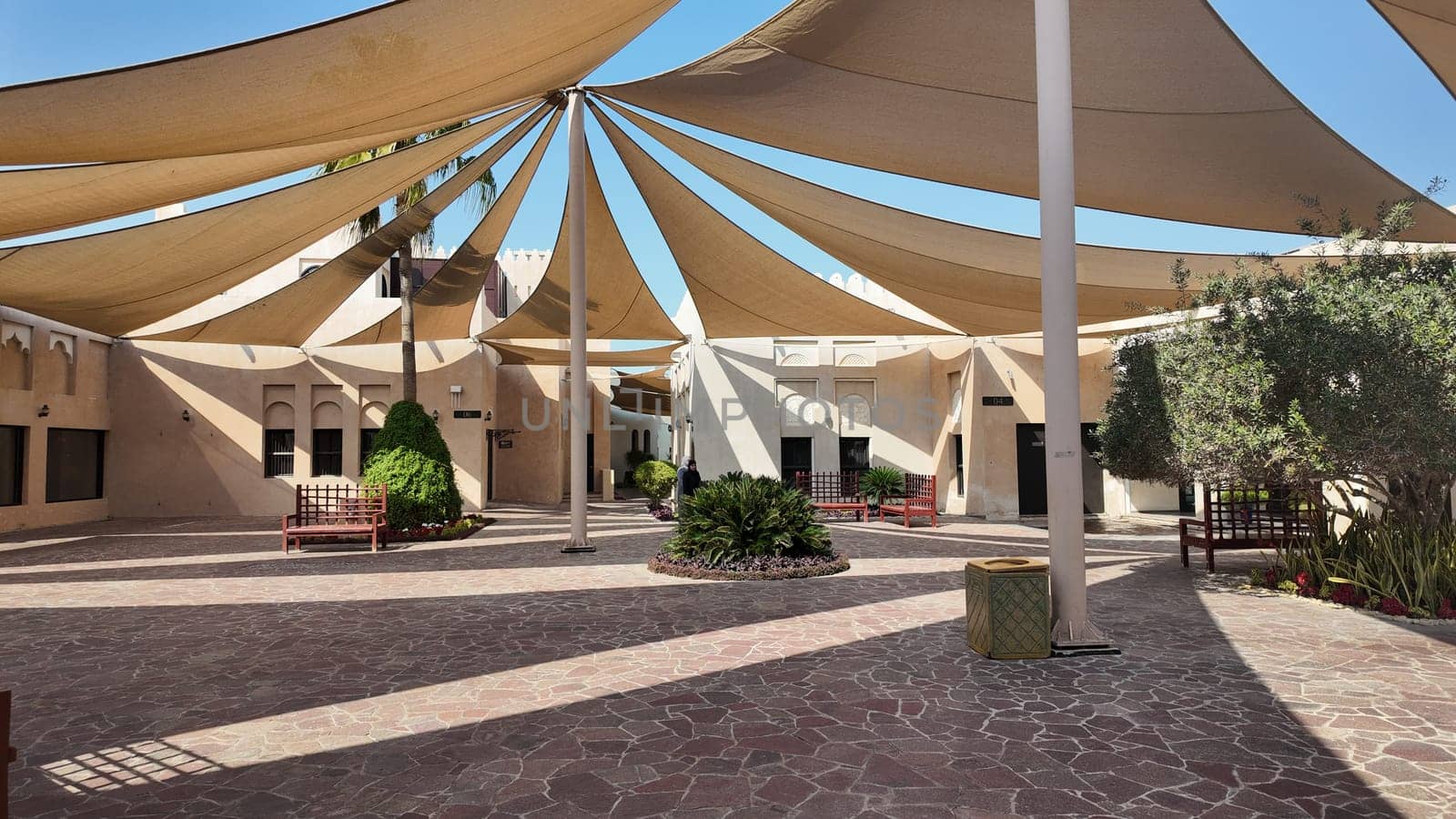 qatar doha 4 february 2025 Discover a charming alley at qatar cultural village.