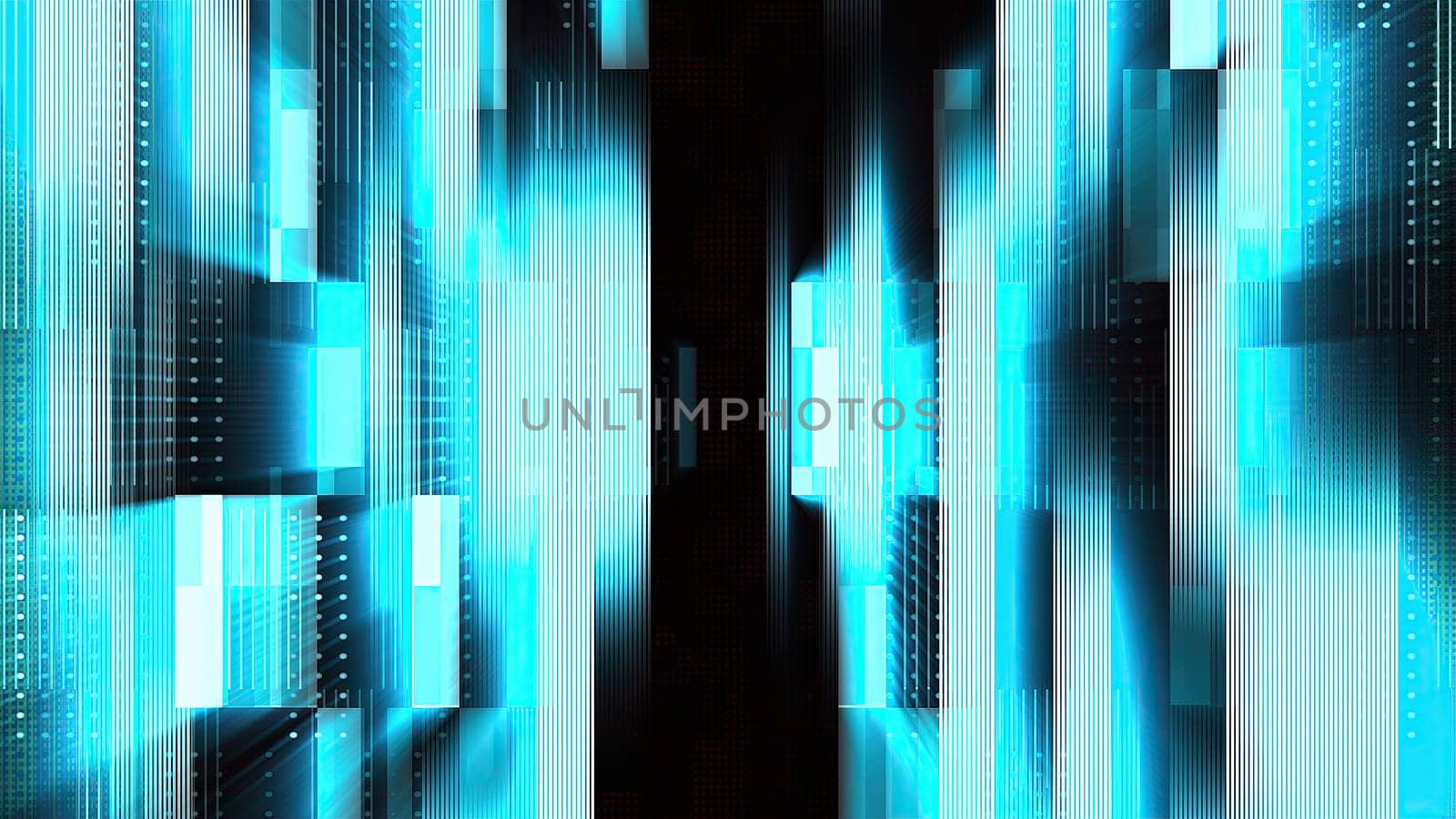 Glow Digital Background. Computer generated 3d render