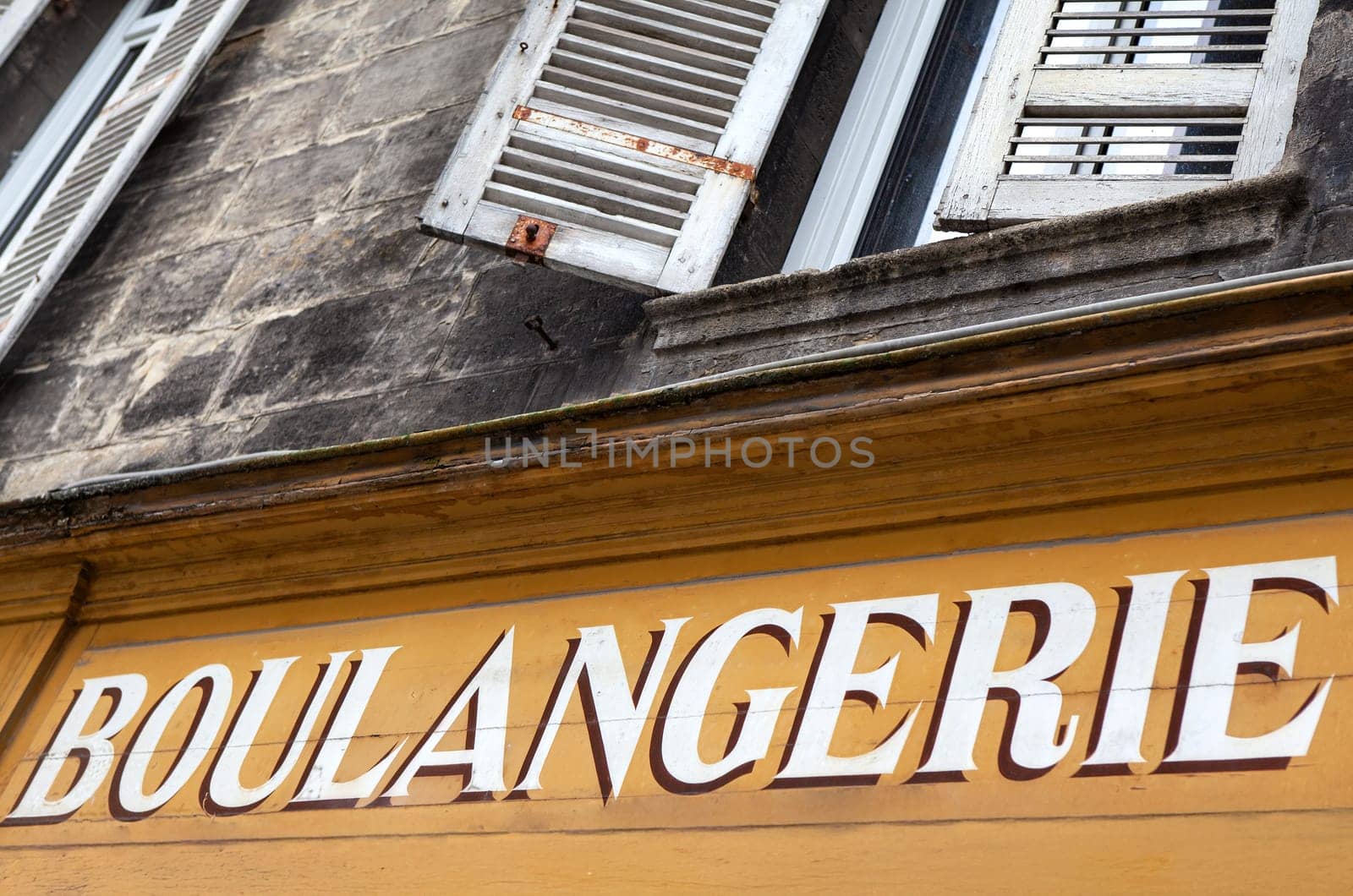 Facade of a French bakery