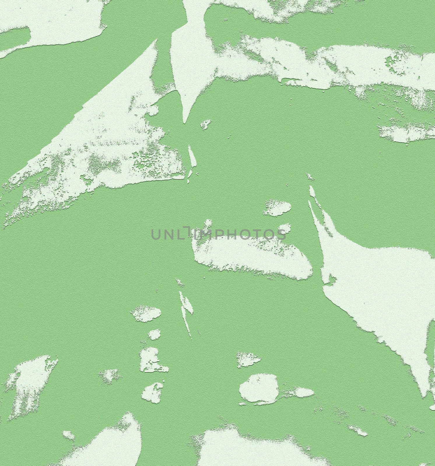 Green and white abstract textured background forming an intriguing visual with its dynamic shapes and contrasting colors