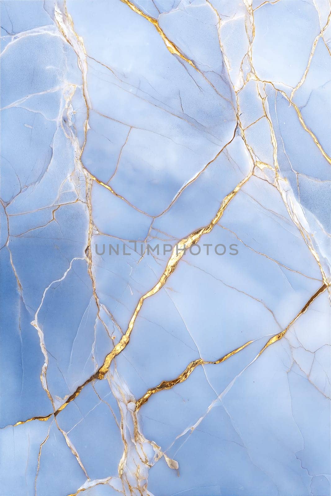 A luxurious blue marble background with striking golden veins, perfect for high-end designs, fashion, and interiors.