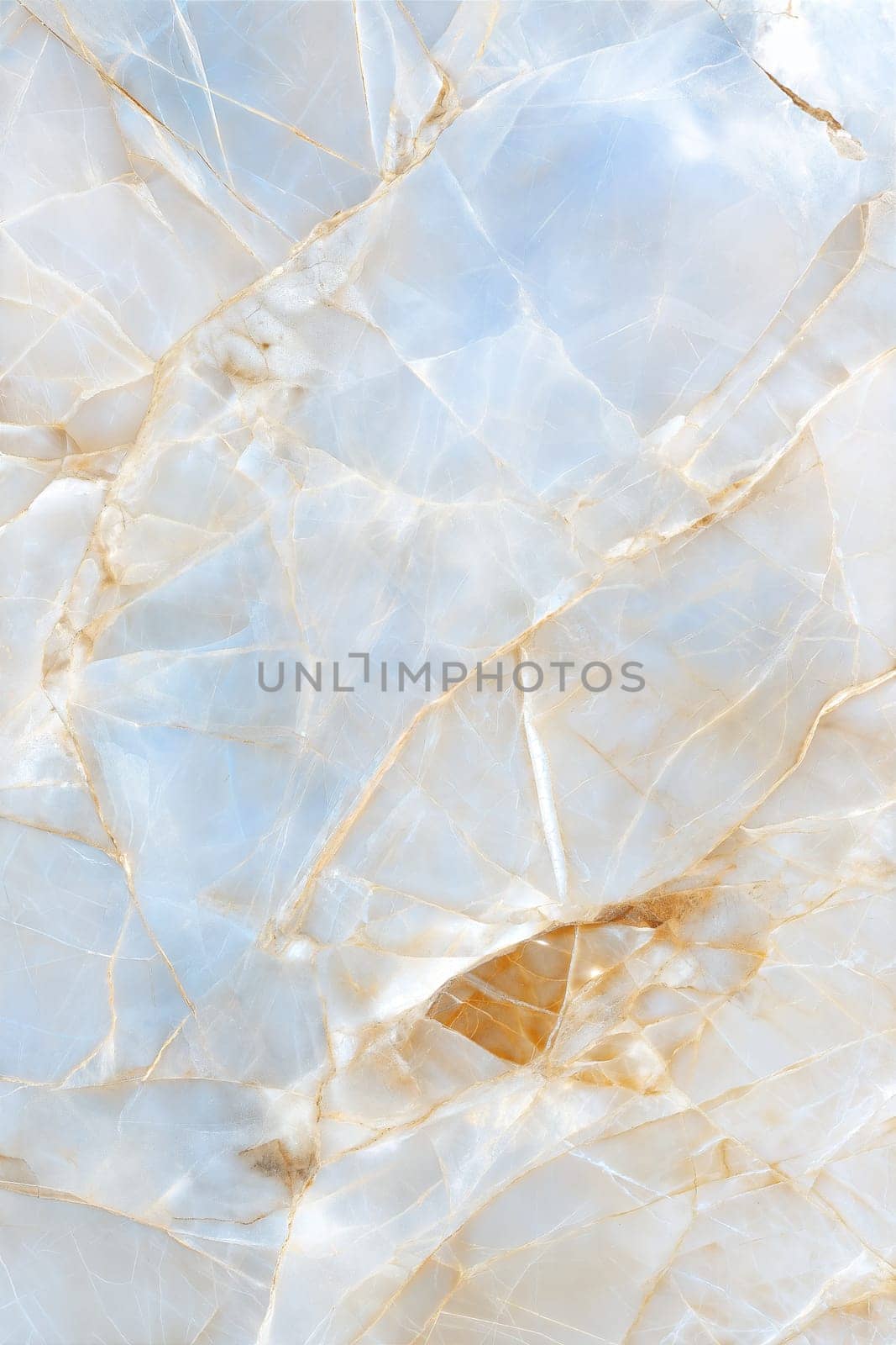 A stunning marble background featuring delicate golden veins and soft light blue hues. Ideal for luxury designs, branding, and elegant decor.