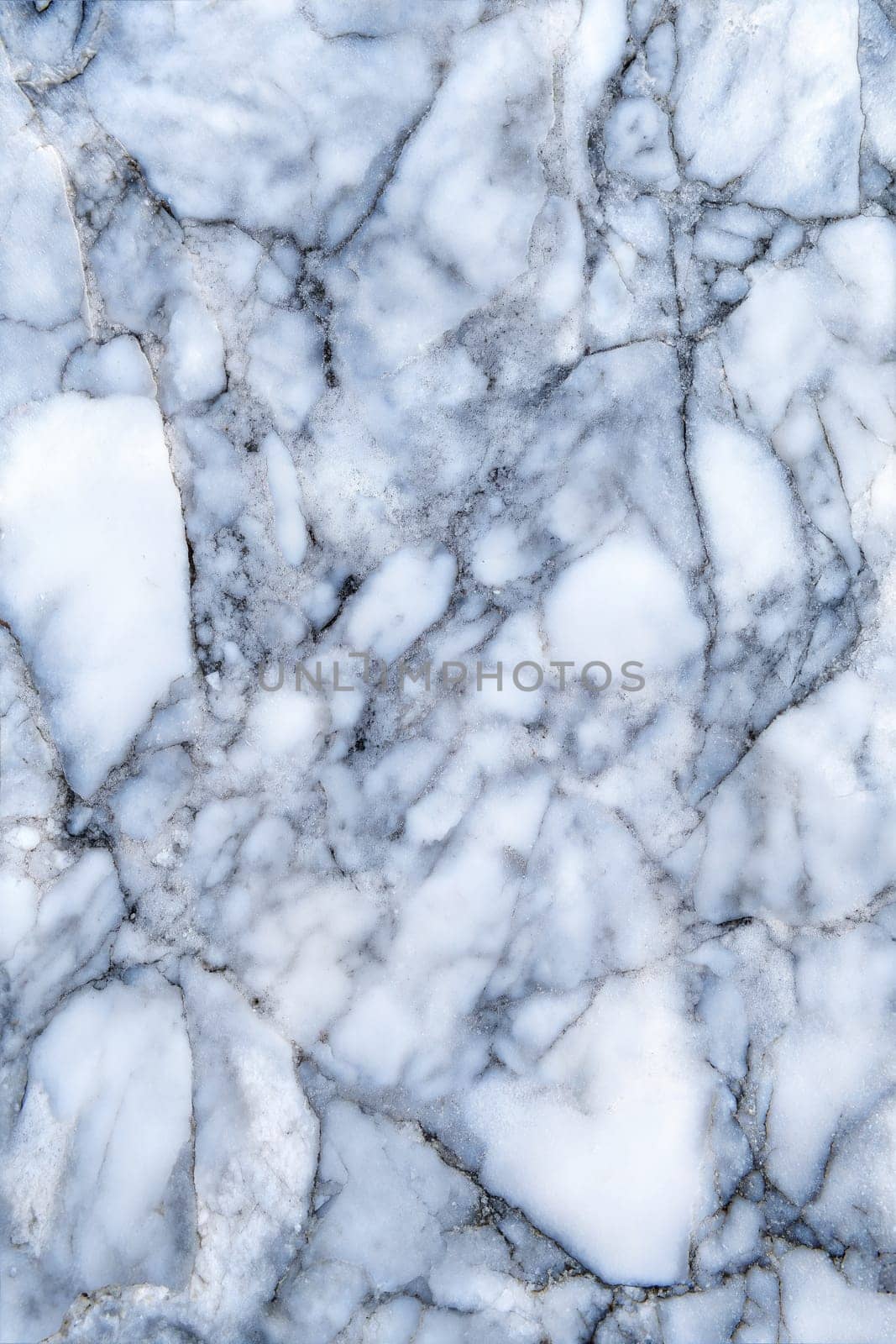 A realistic close-up of white marble with intricate gray and black veining, creating a stylish, elegant background for design, decor, and luxury themes.
