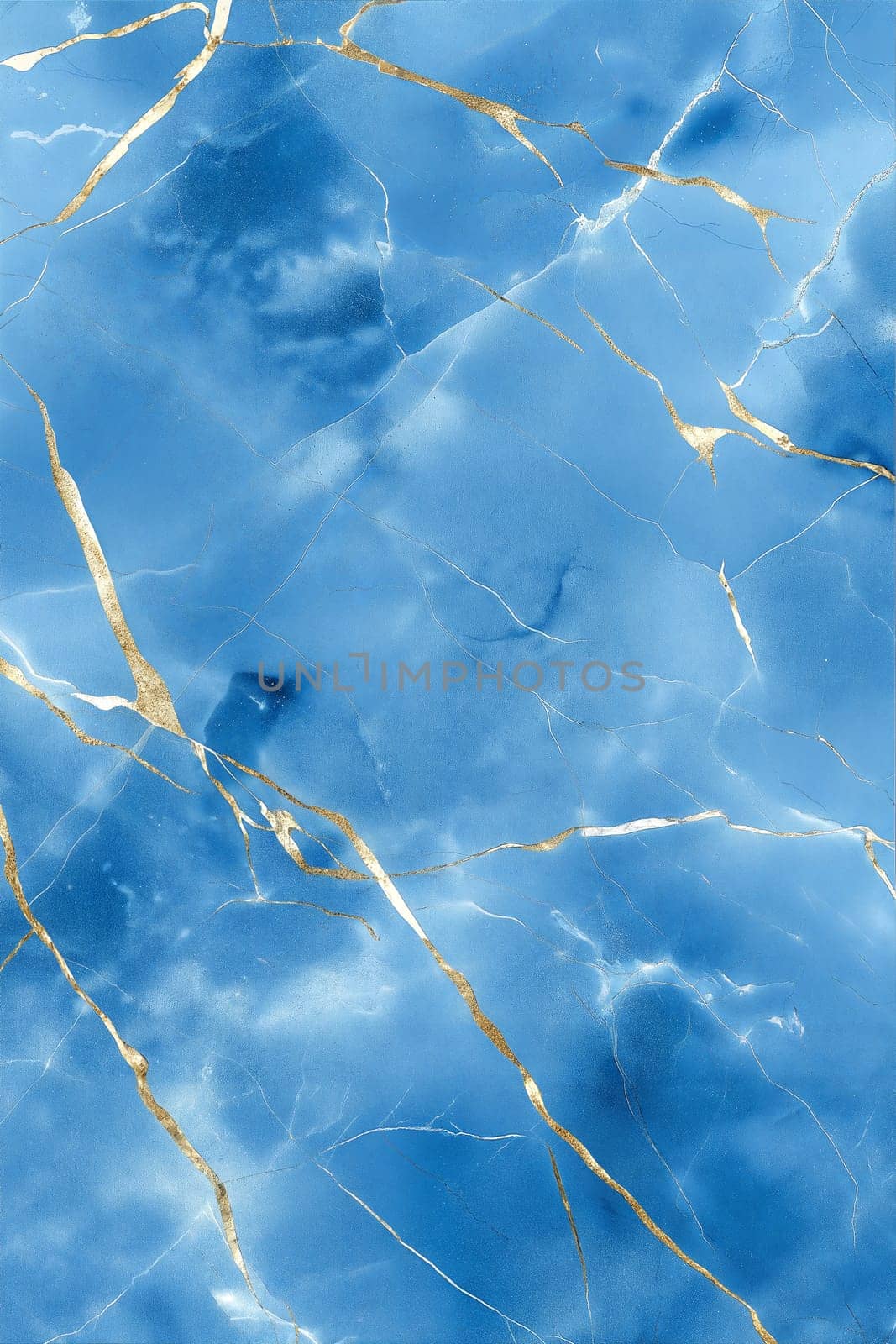 A stunning blue marble background with gold veins and a smooth, polished crystal texture, perfect for elegant and modern design projects.