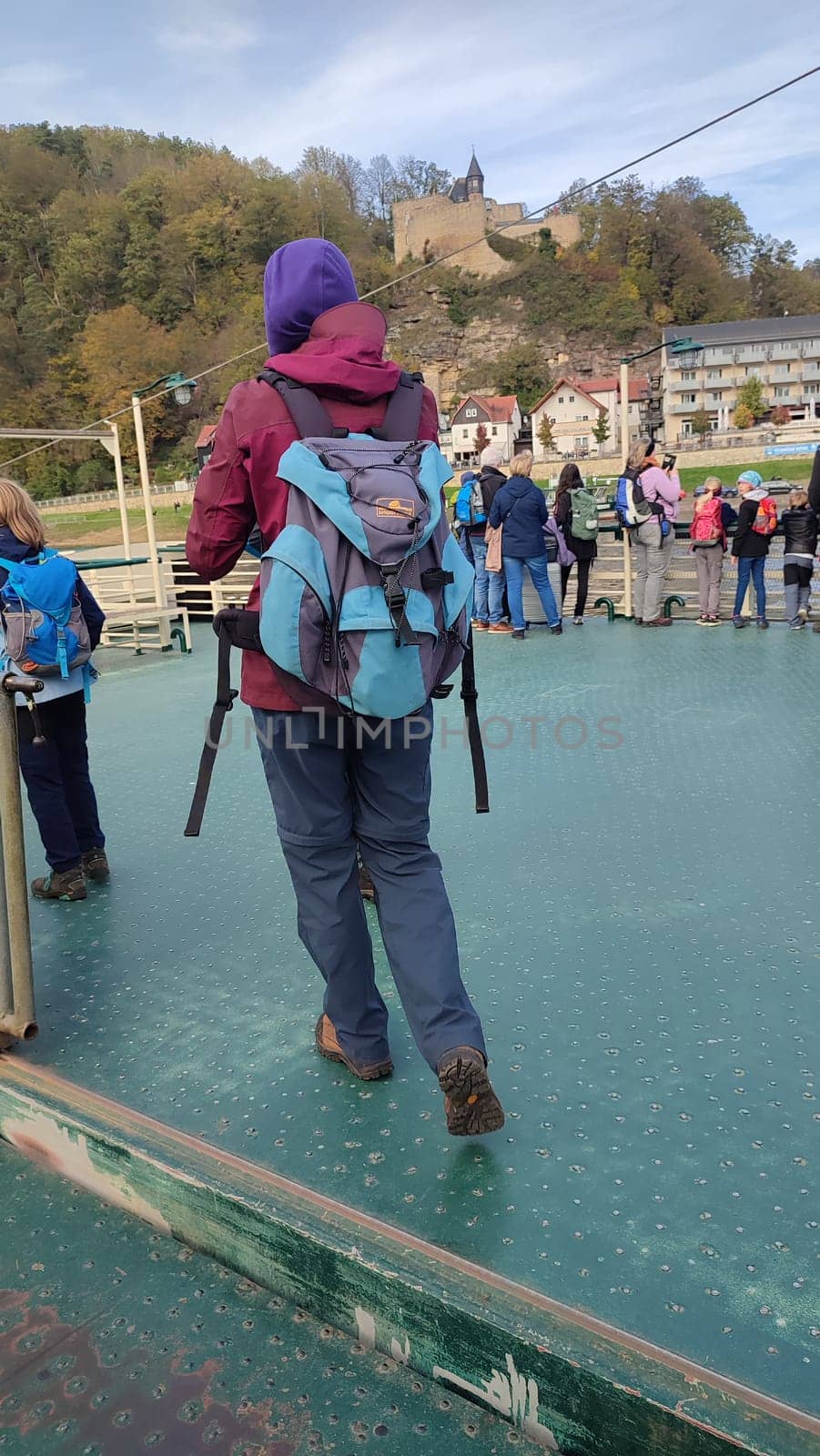 October 17 2024 Hrensko Czech Republic Europe - Person hiking outdoors people travel tourists tourism shotlisttravel place destination objects walking street men High quality photo editorial outdoor