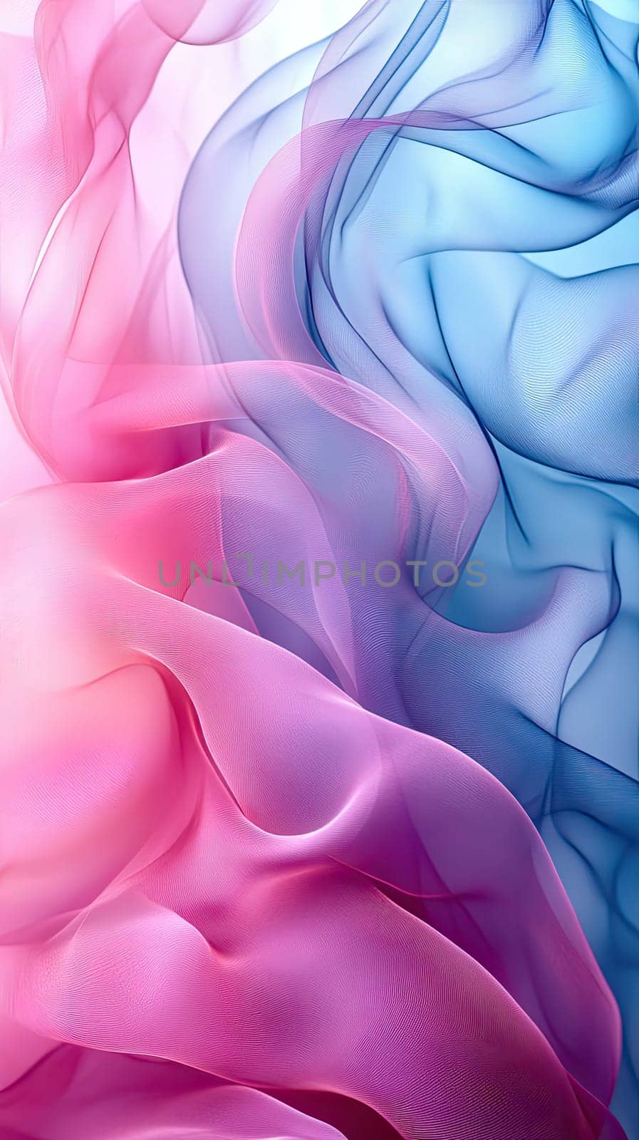 Soft pink and turquoise shades blend seamlessly in this abstract background. The fluid movement and glossy finish create a dreamy artistic vibe, perfect for various creative projects.