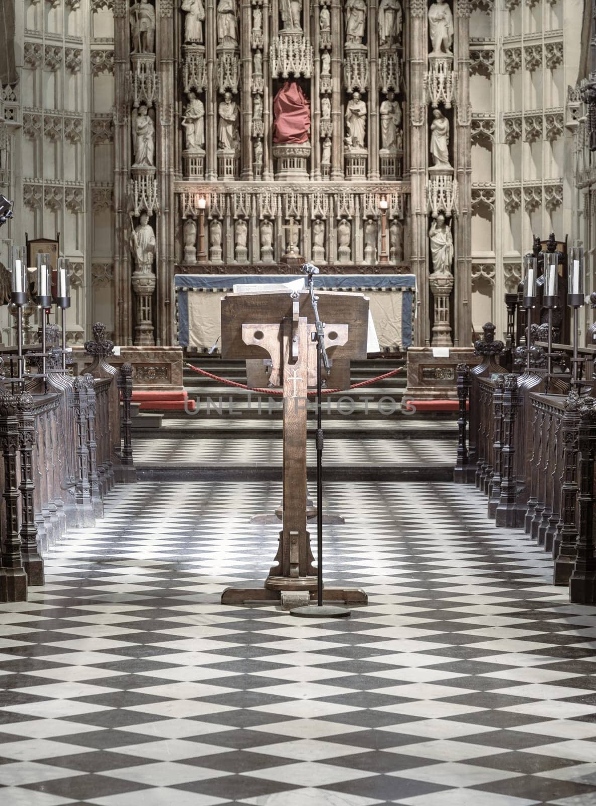 Newcastle, UK - Apr 12, 2025 - Beautiful view of Newcastle Cathedral (Cathedral Church of St Nicholas). use it as your Wallpaper, Poster and Copy space, Selective focus.