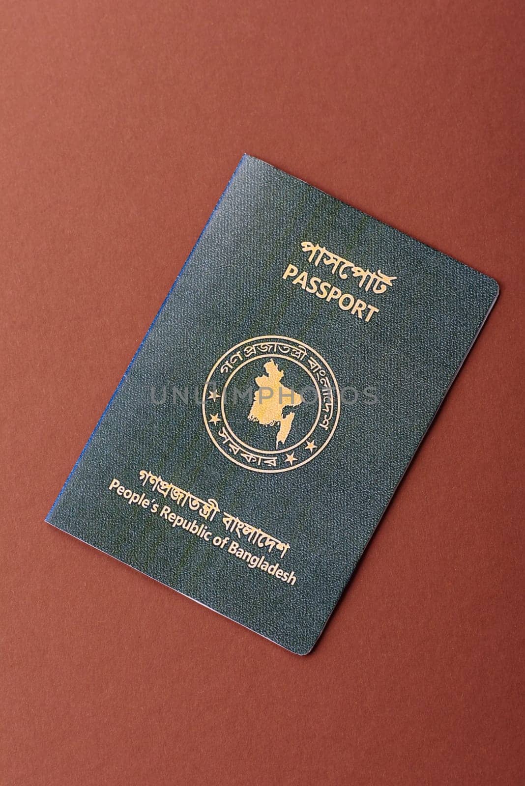 International passport of Bangladeshi citizen for global business, emigration and travelling