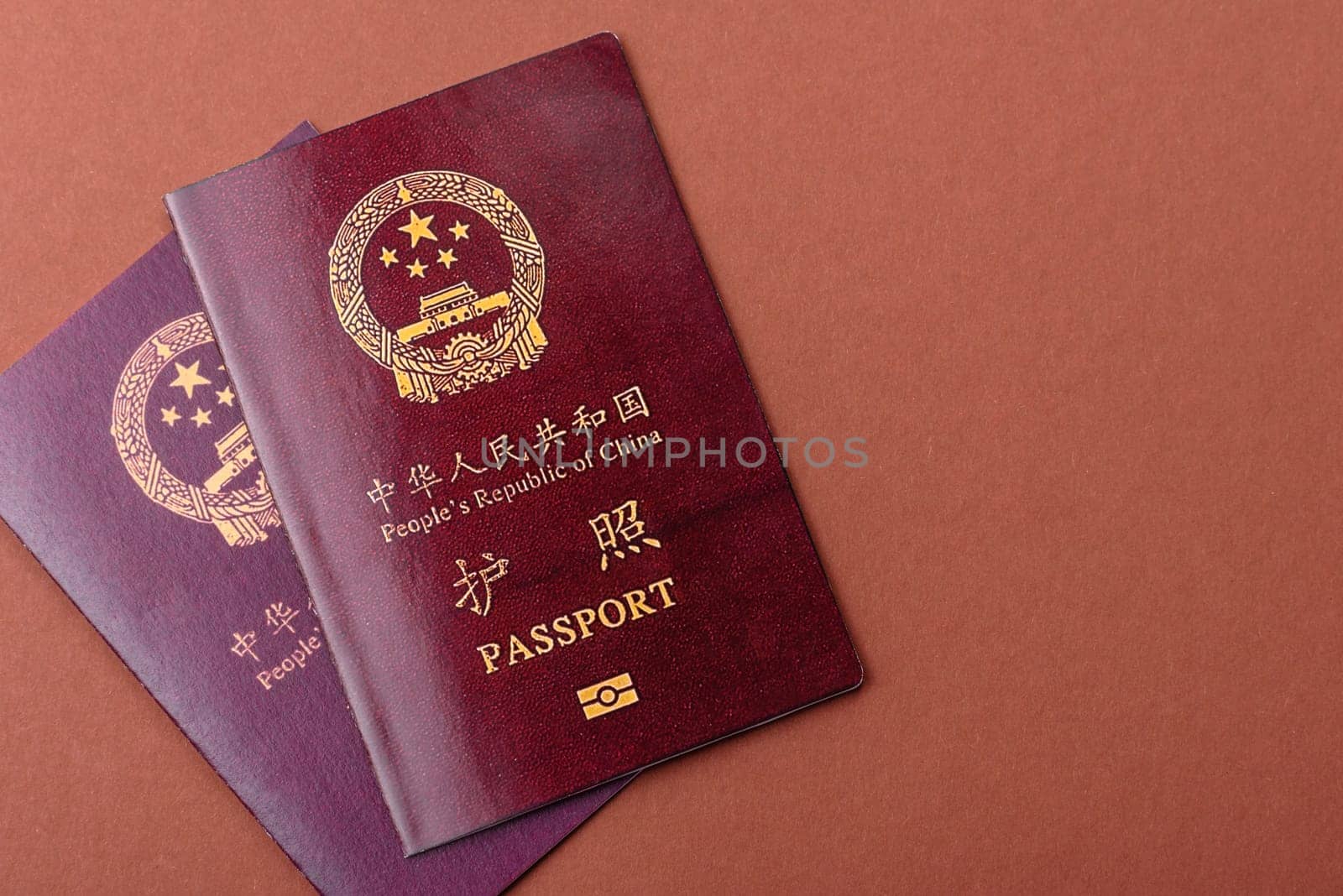 China Citizen Passport, Chinese document for global business, emigration or travelling